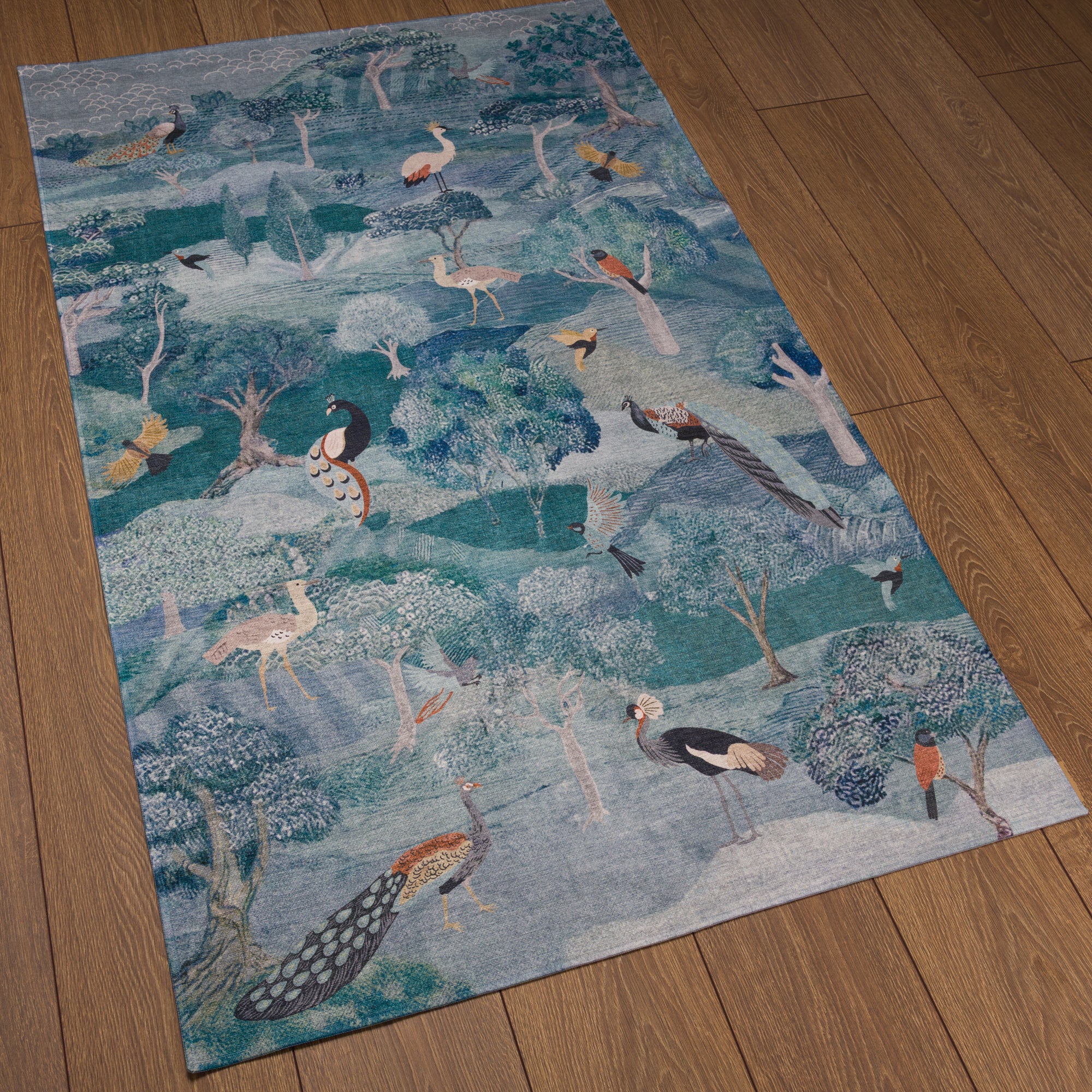 Elodie Vintage Scenic Garden Rug