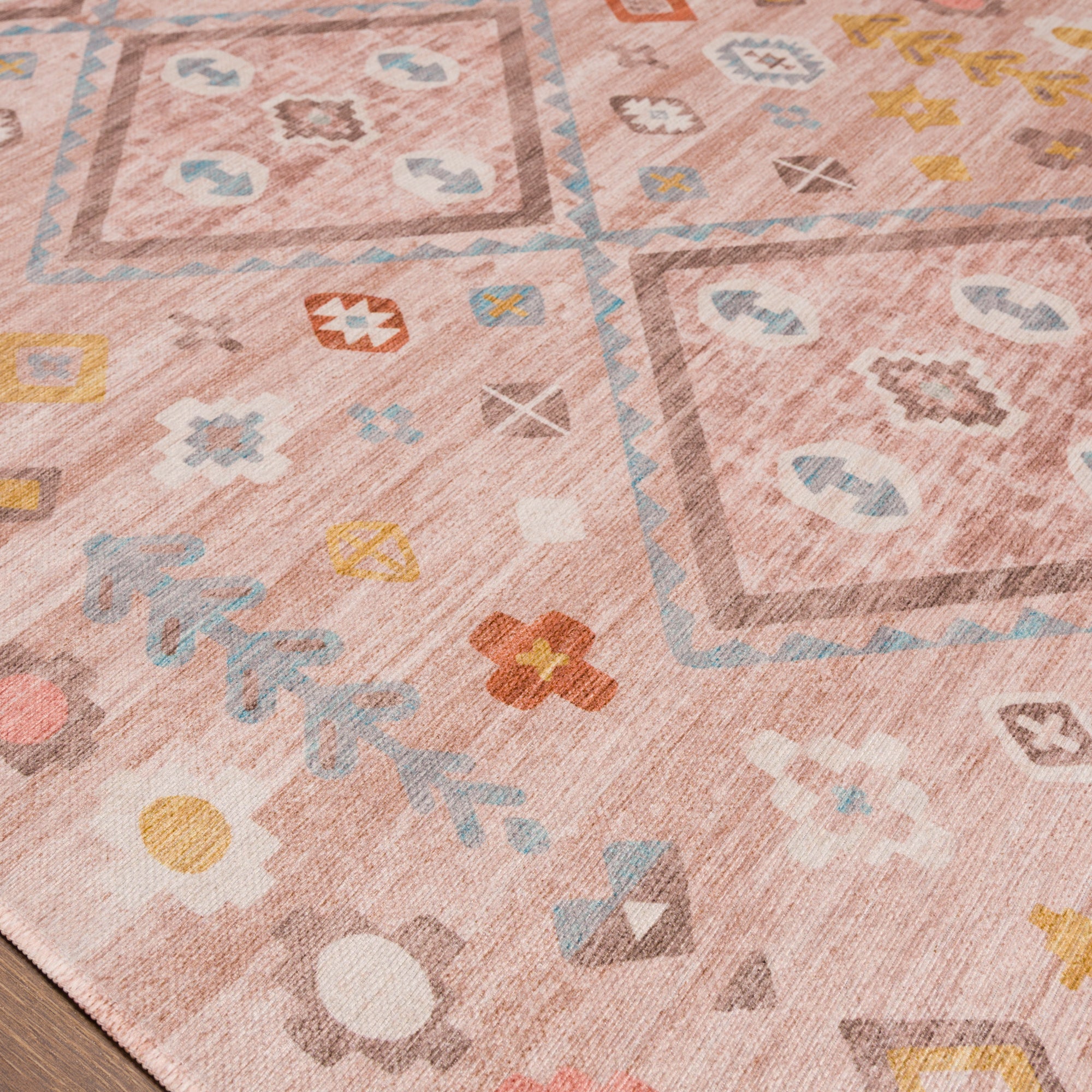 Amani Modern Boho Diamond Rug