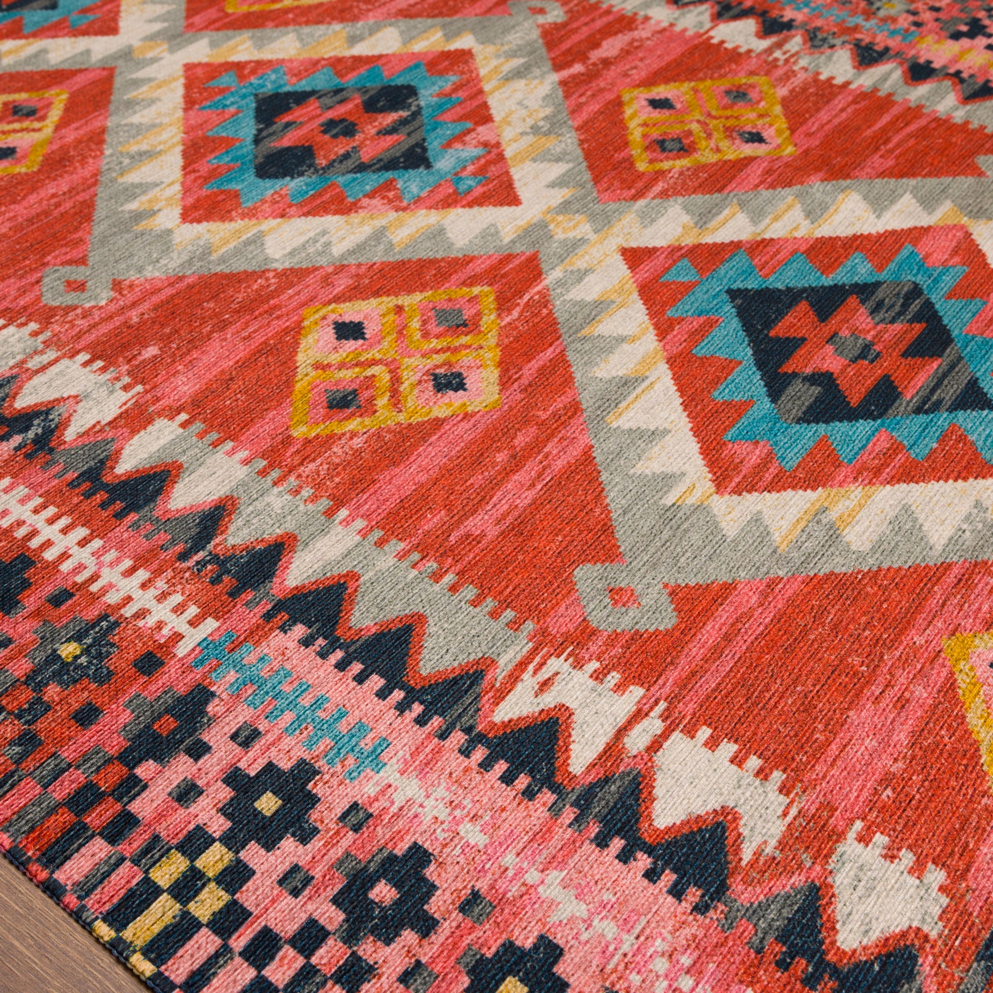 Suri Tribal Geometric Rug