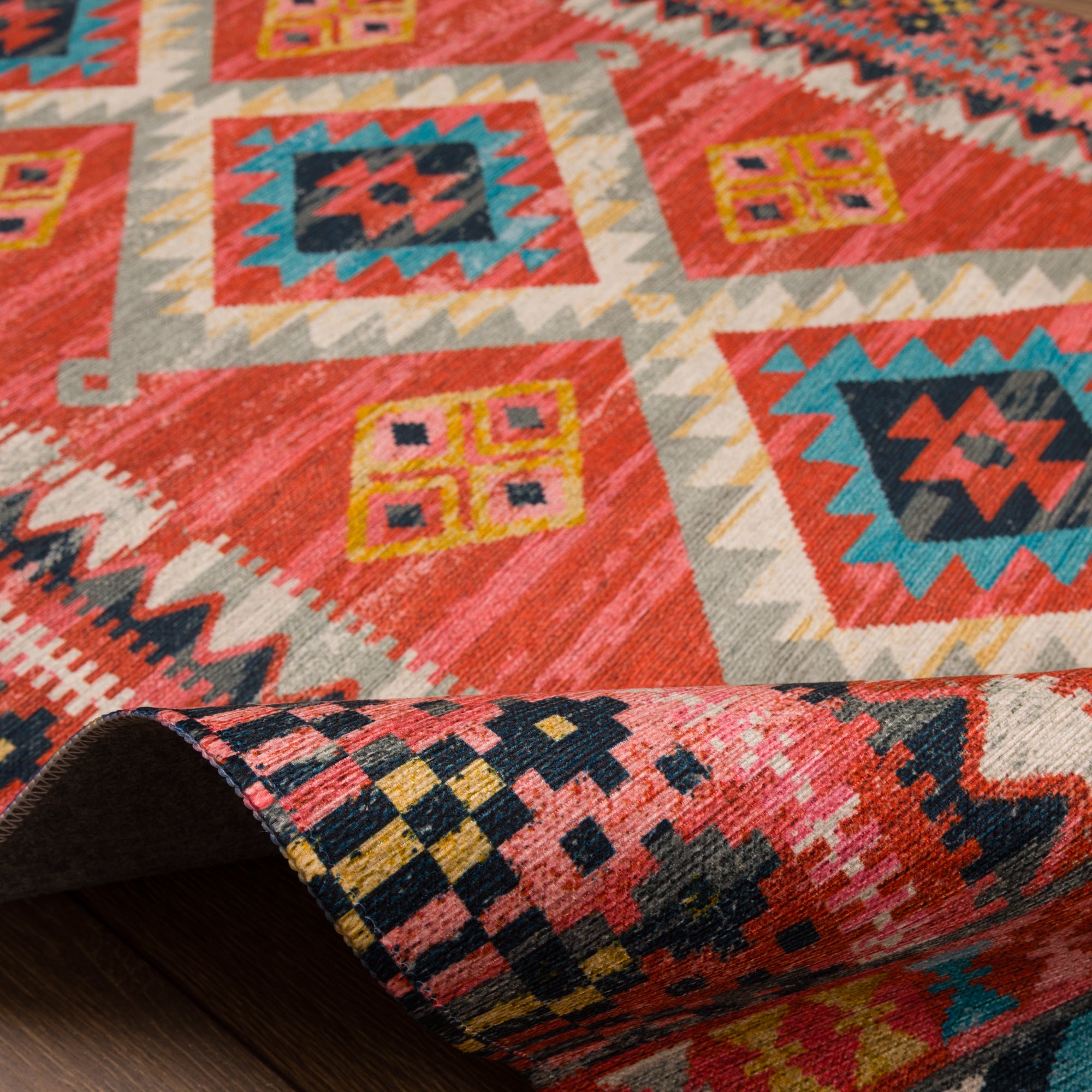 Suri Tribal Geometric Rug
