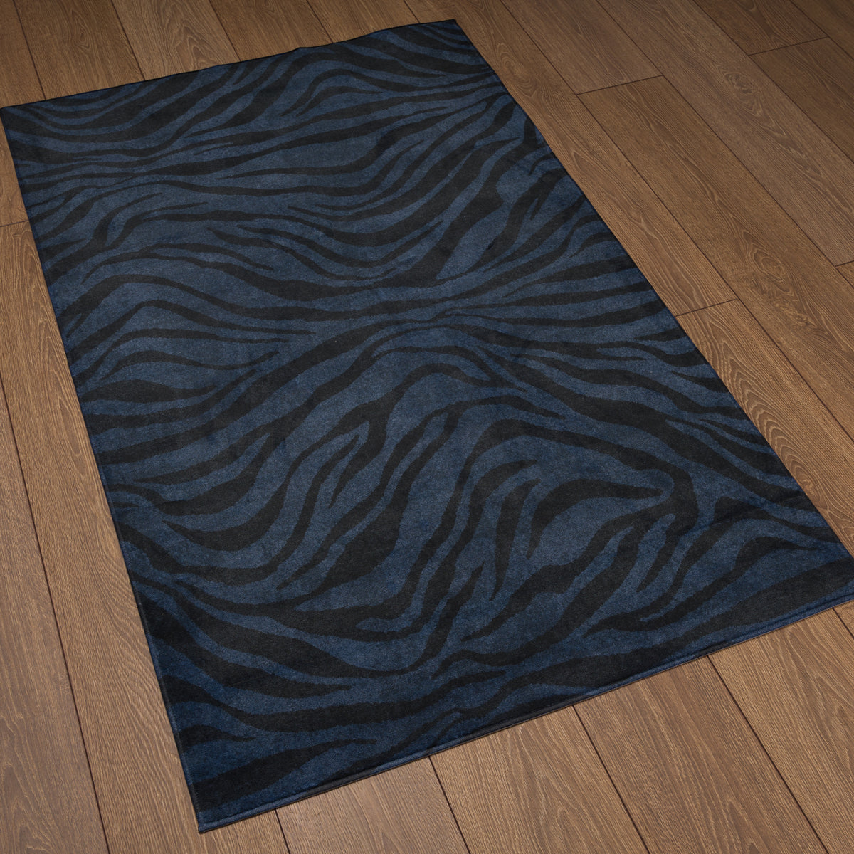 Roxy Wavy Zebra Print Rug