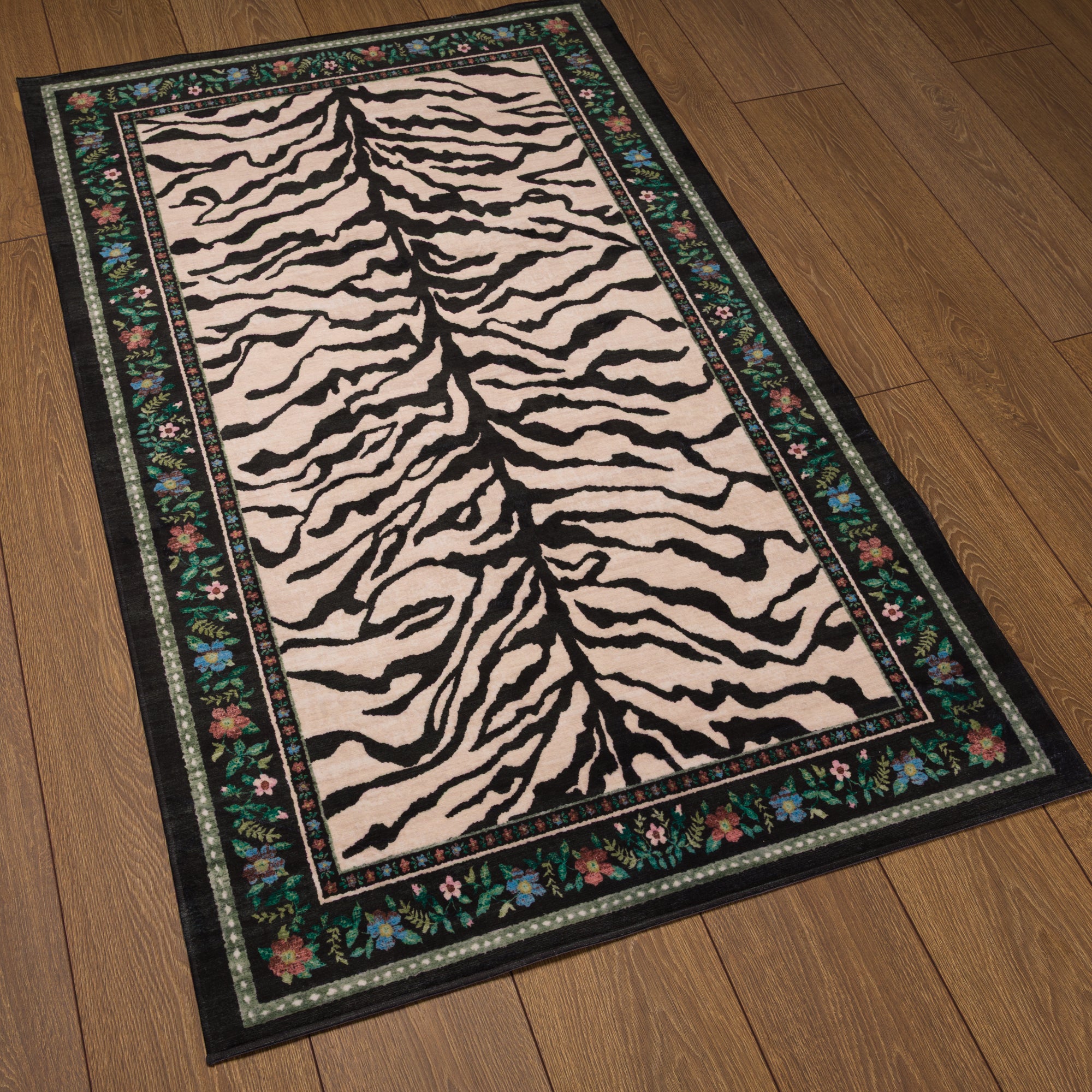 Ludvic Vintage Tiger Floral Rug