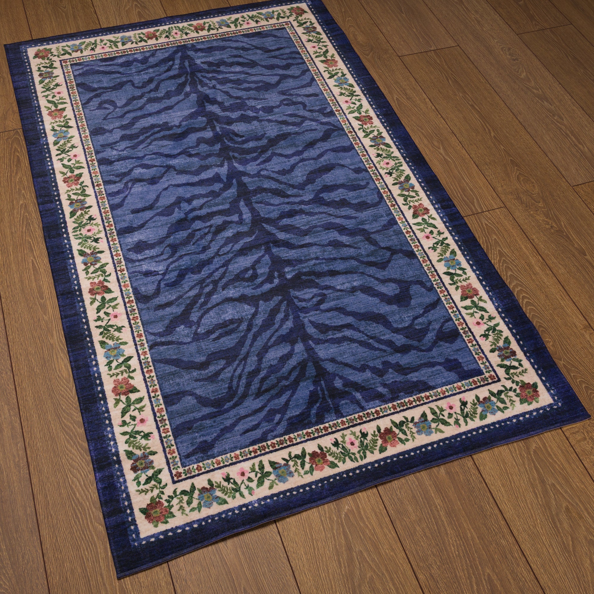 Ludvic Vintage Tiger Floral Rug