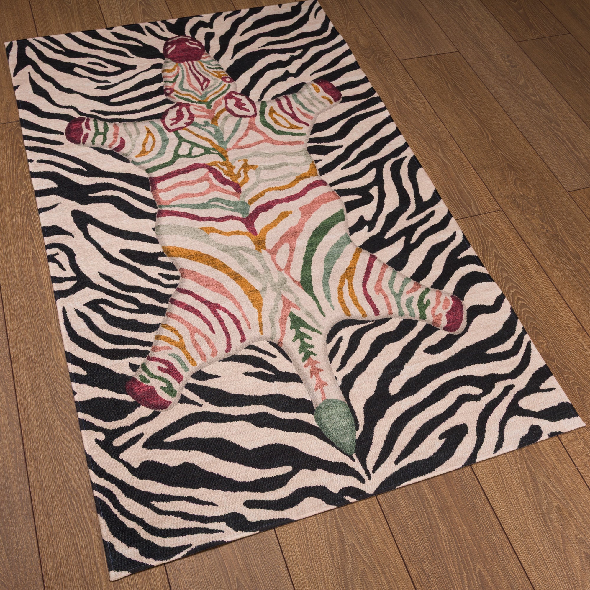 Shaye Dywan Modern Zebra Pattern