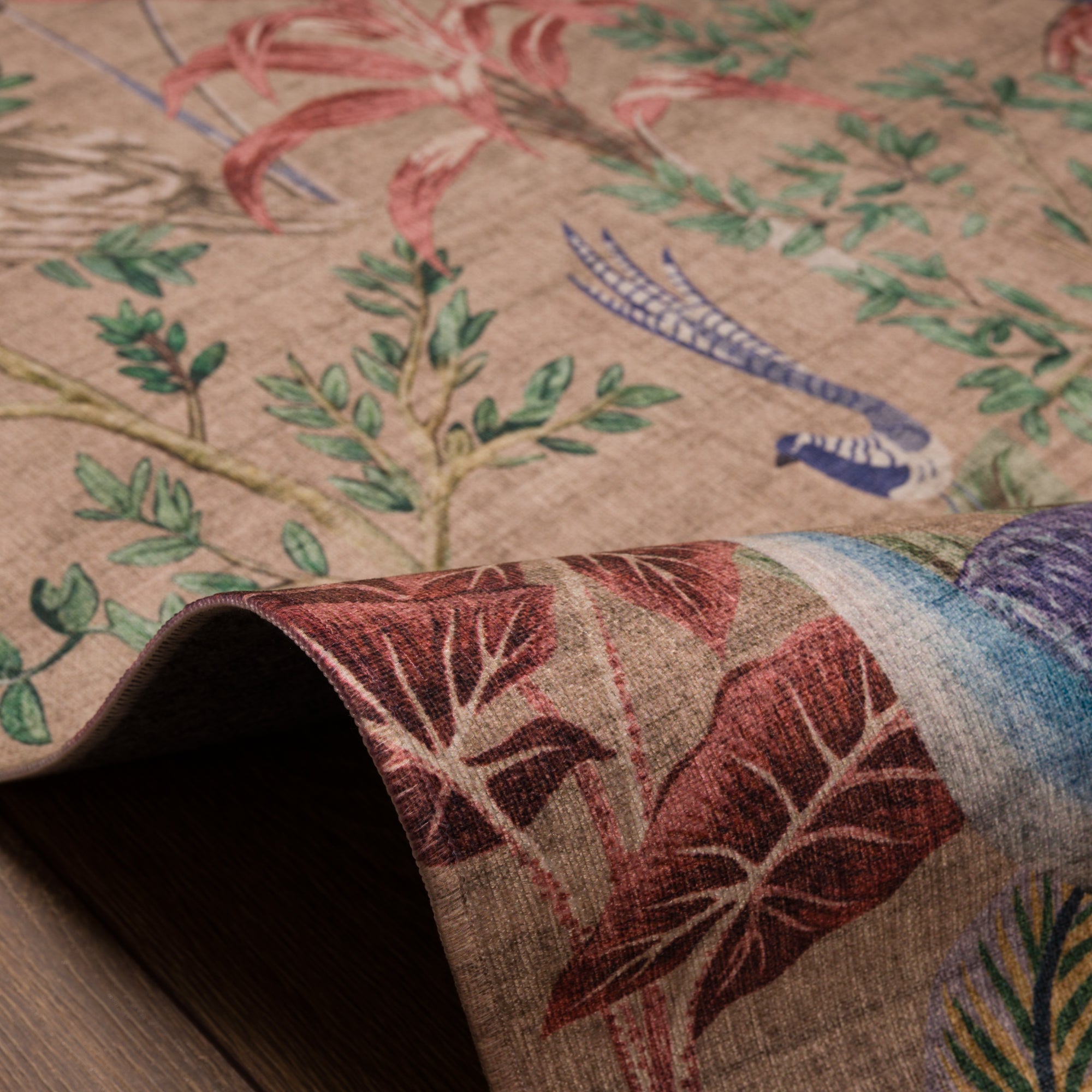 Thea Tropical Bird Garden Rug