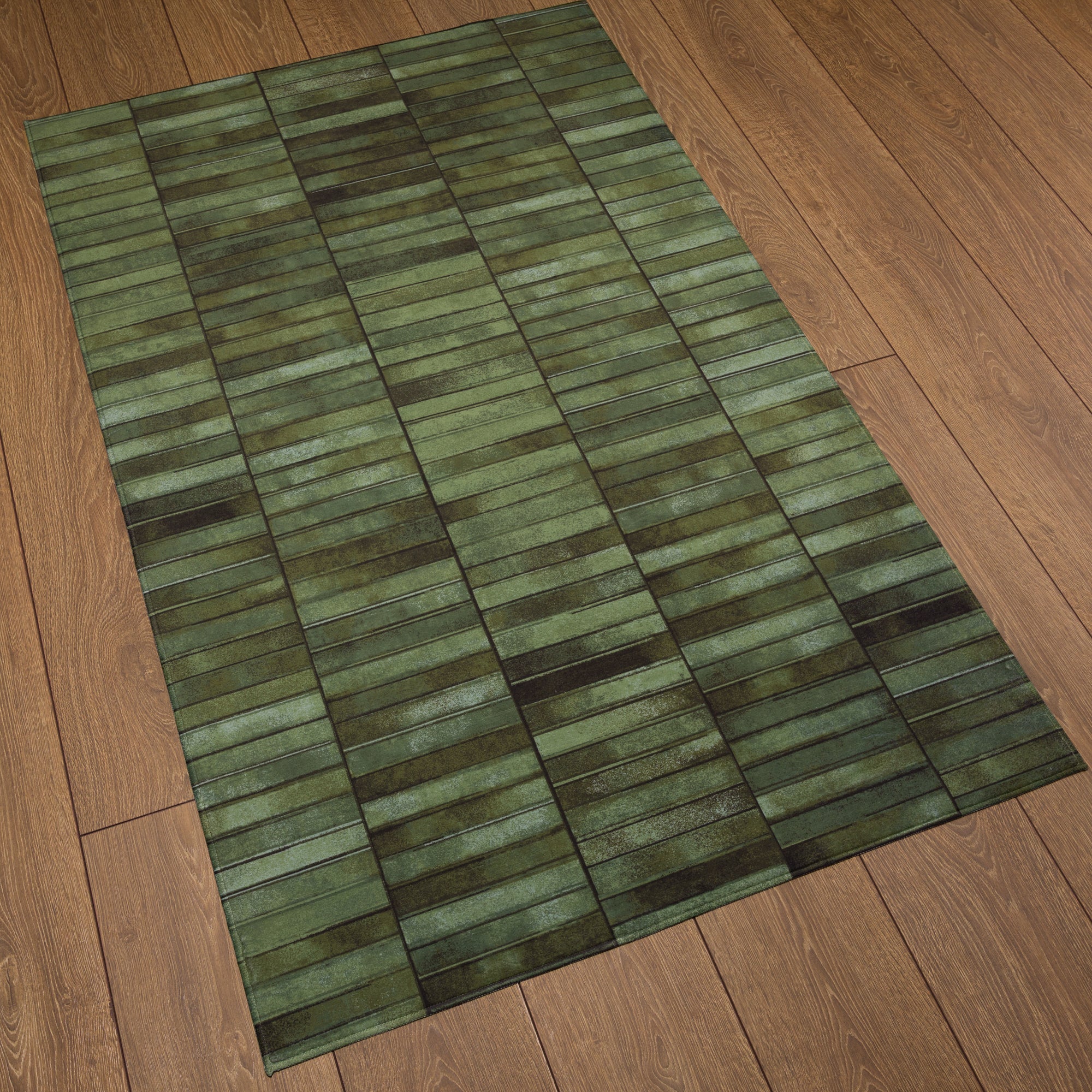 Sela Tapis Rayé À Motifs Texturés