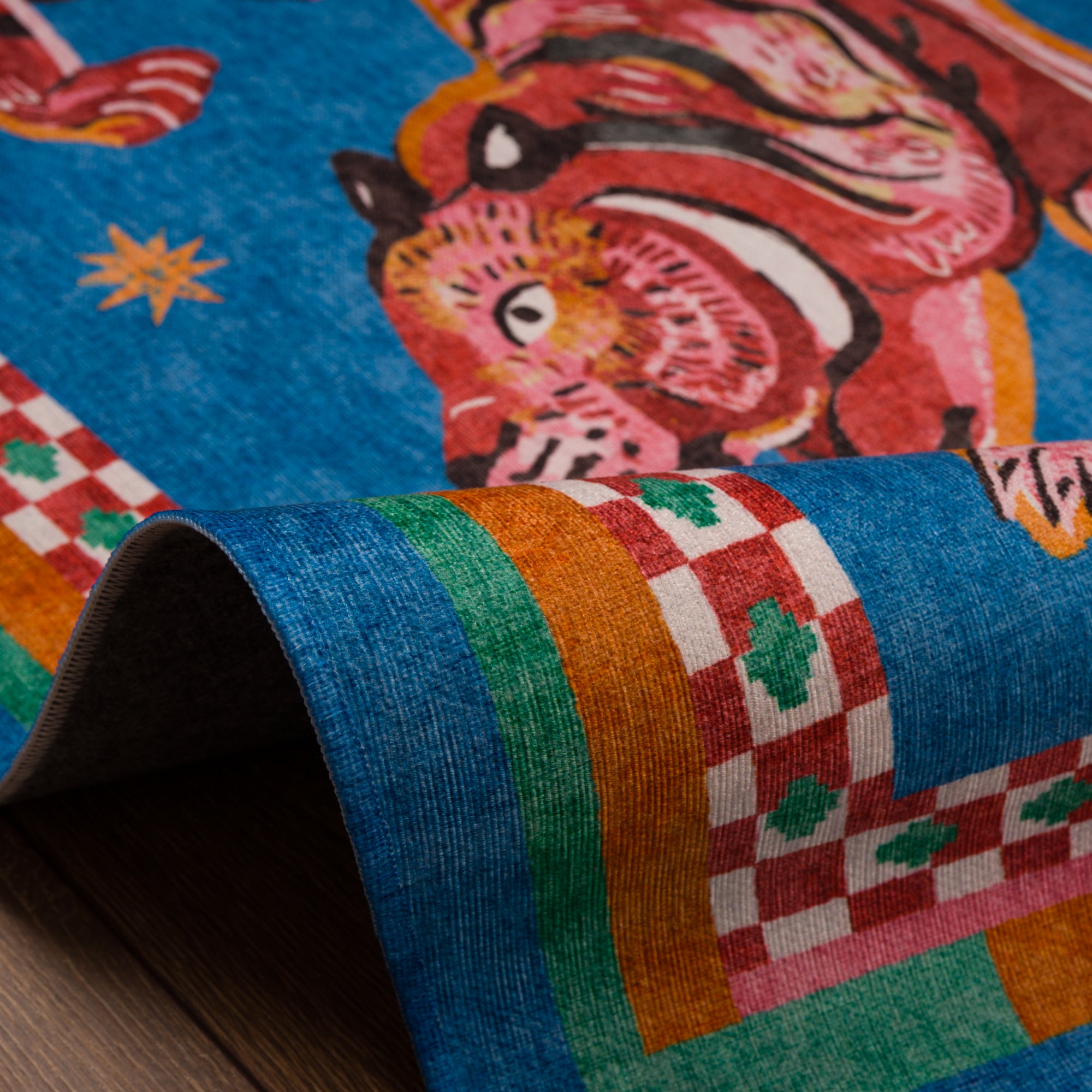 Kairo Celestial Tiger Print Rug