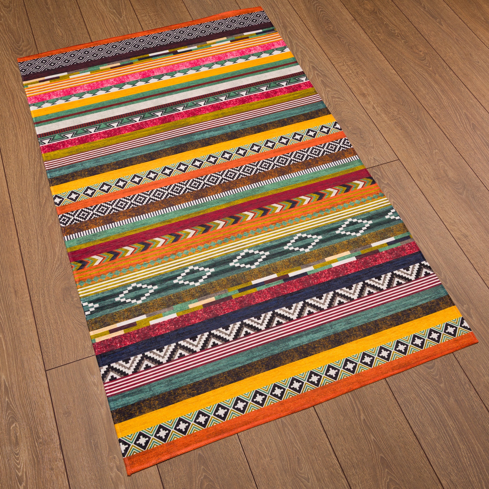 Ziggy Multicolor Stripe Vloerkleed