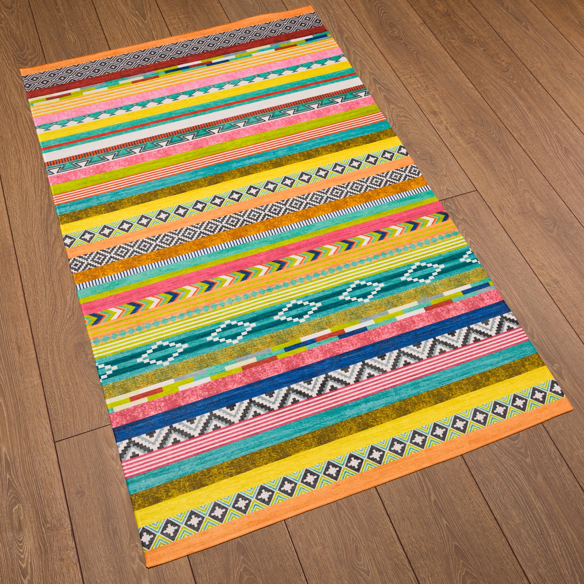 Ziggy Multicolor Stripe Vloerkleed