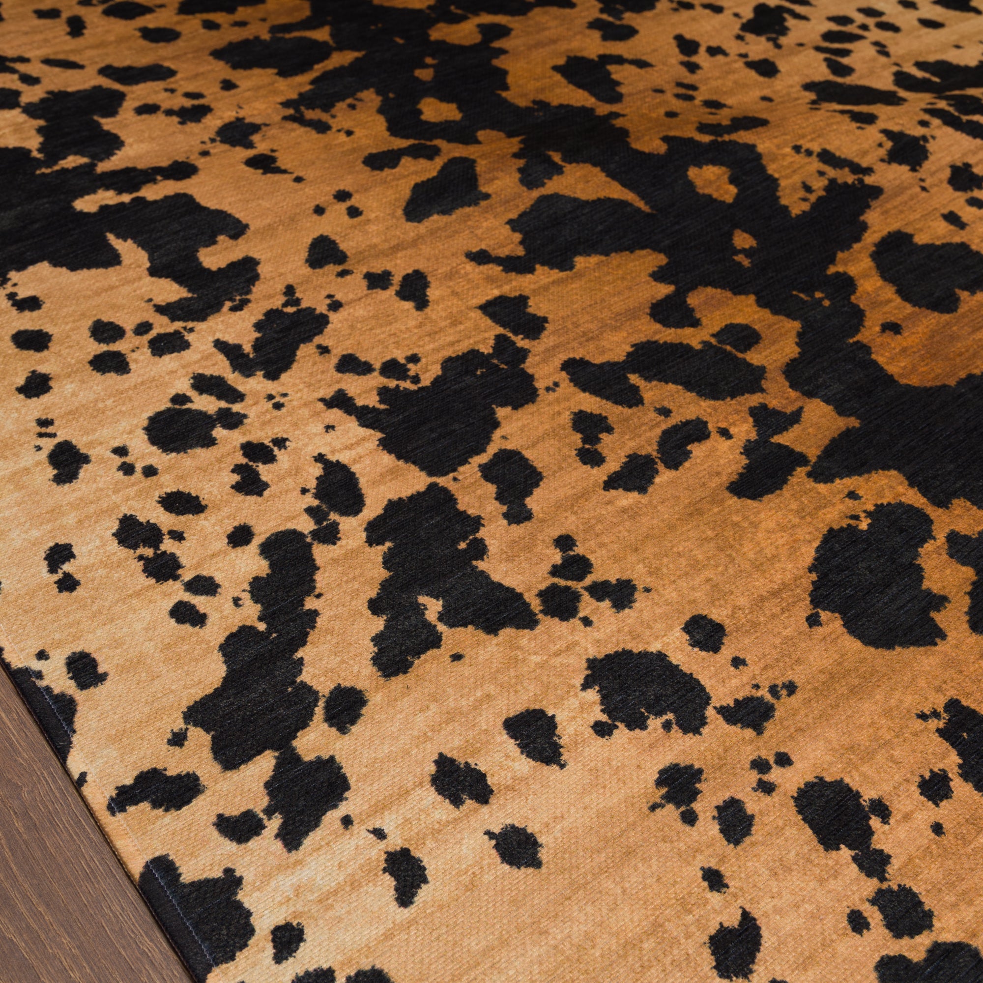 Veda Alfombra con estampado animal desgastado