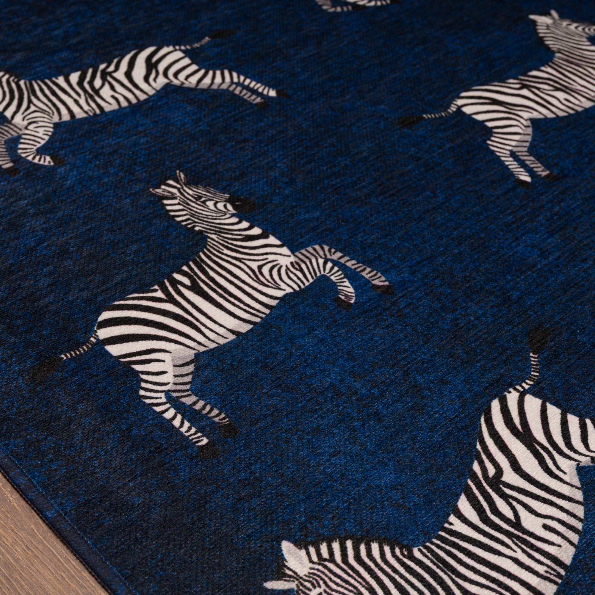 Riley Zebra Print Pattern Rug