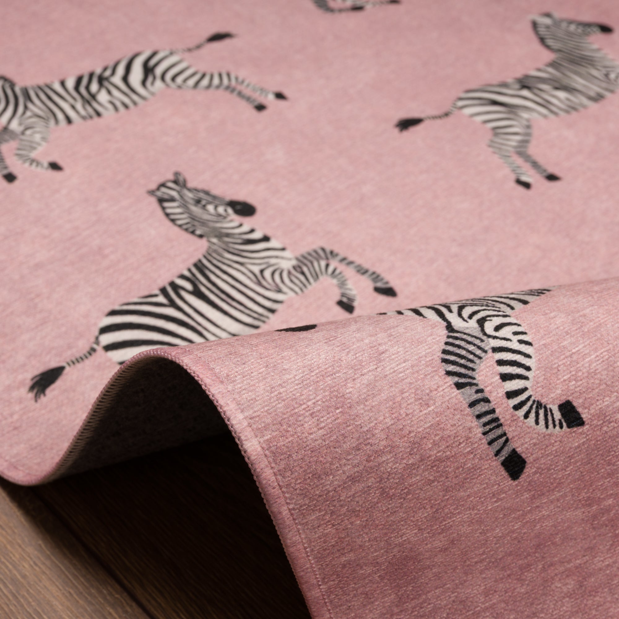 Riley Zebra Print Pattern Rug