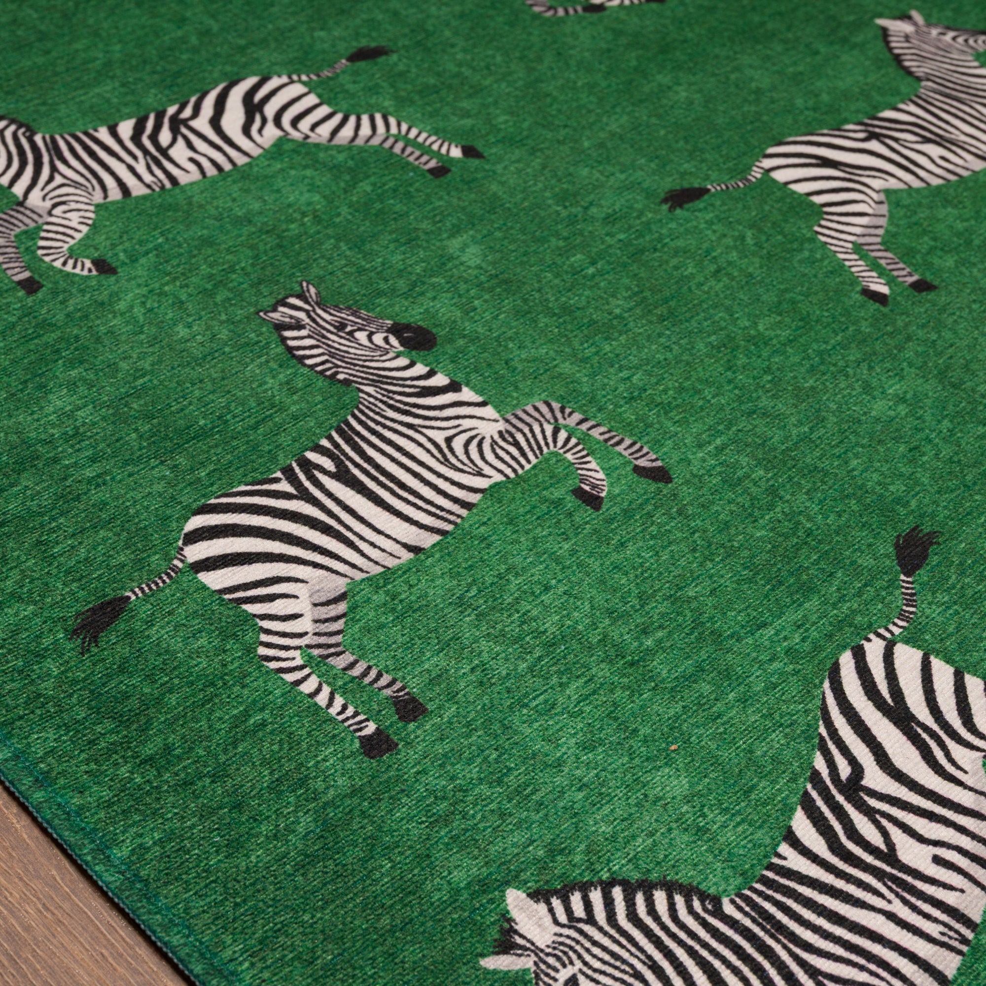 Riley Zebra Print Pattern Rug