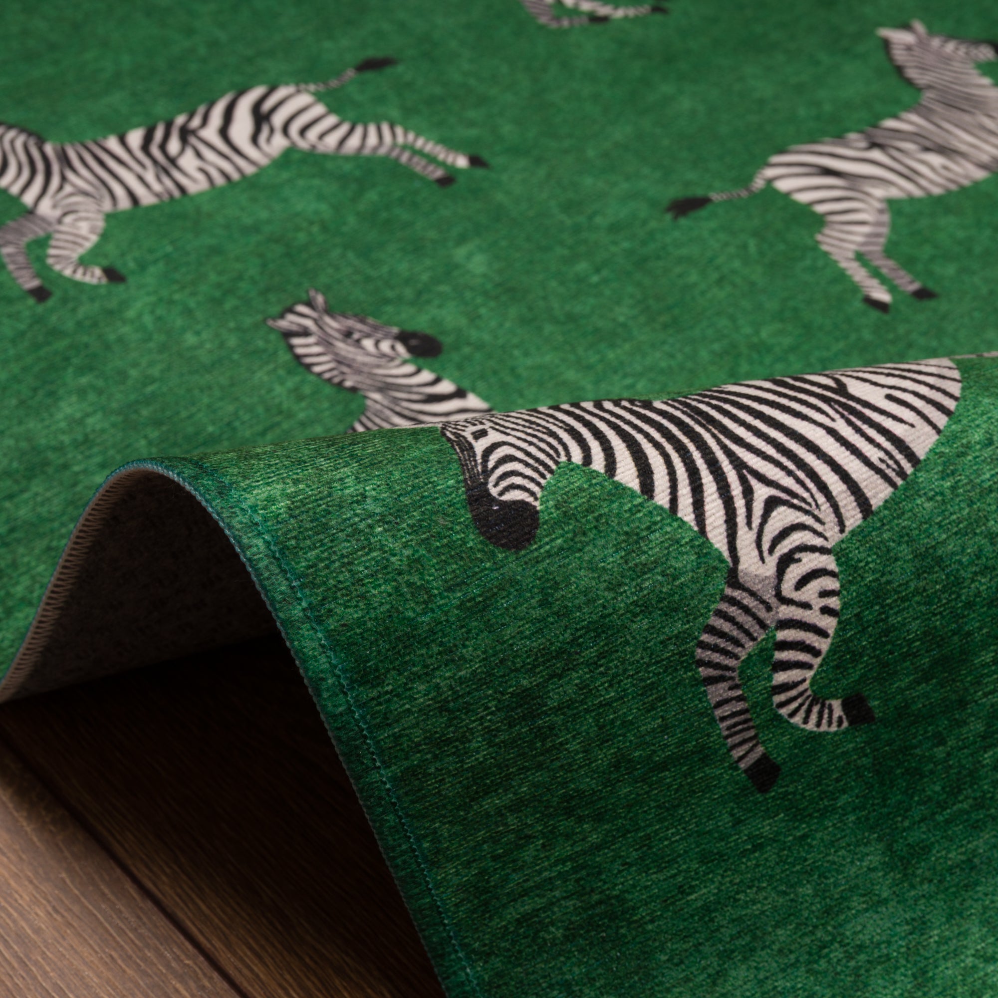 Riley Zebra Print Pattern Rug