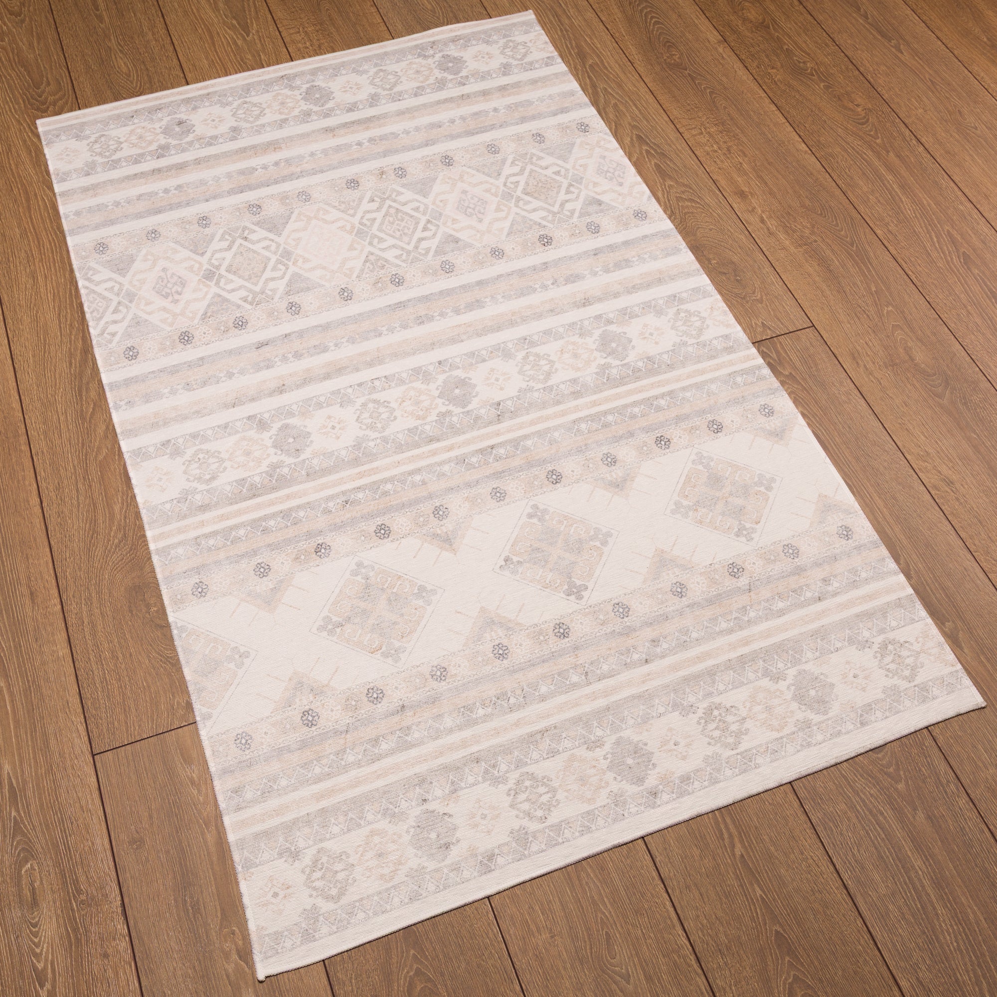 Raya Bohemisk Randig Designmatta