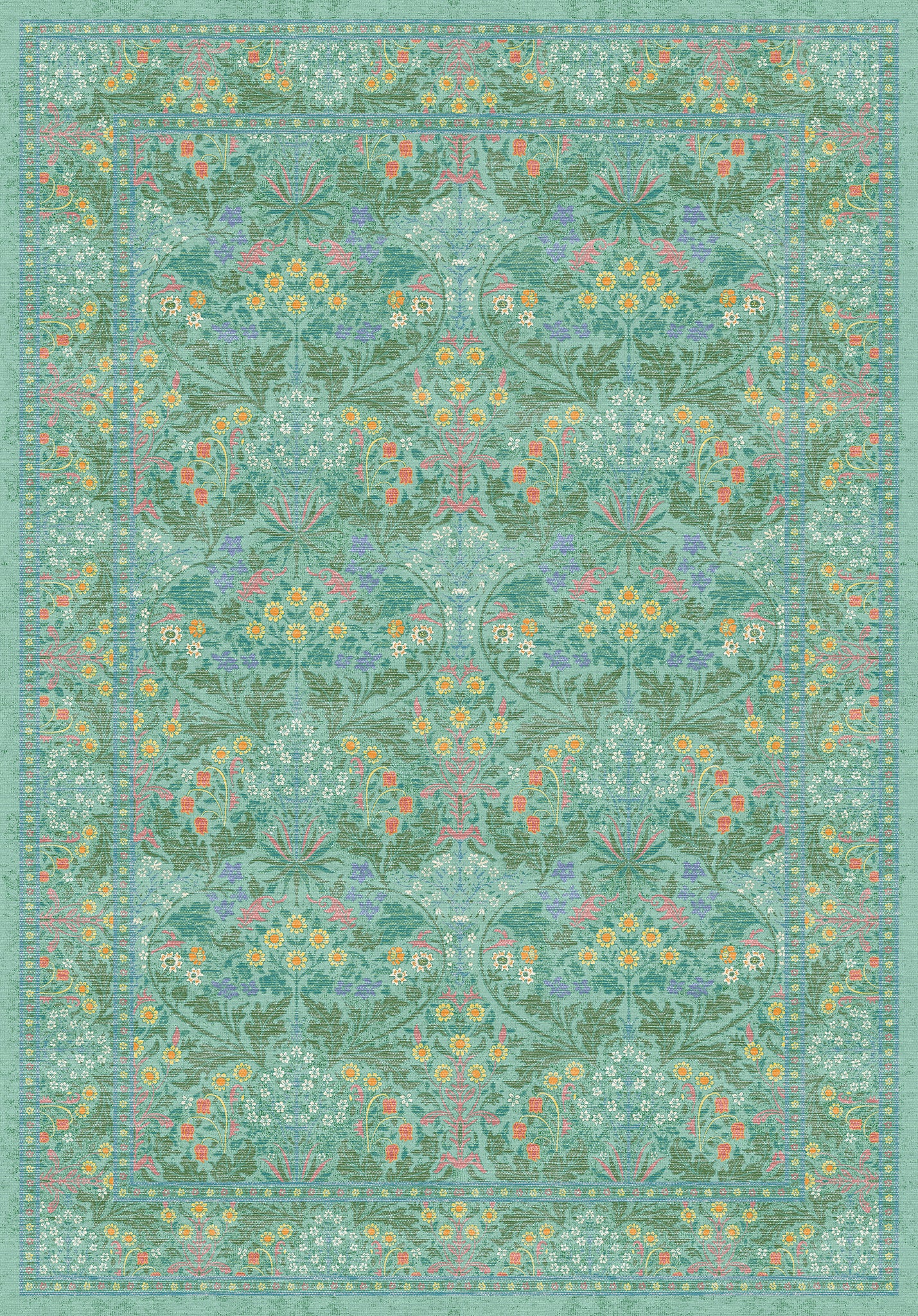 Estelle Floral Ornamental Rug