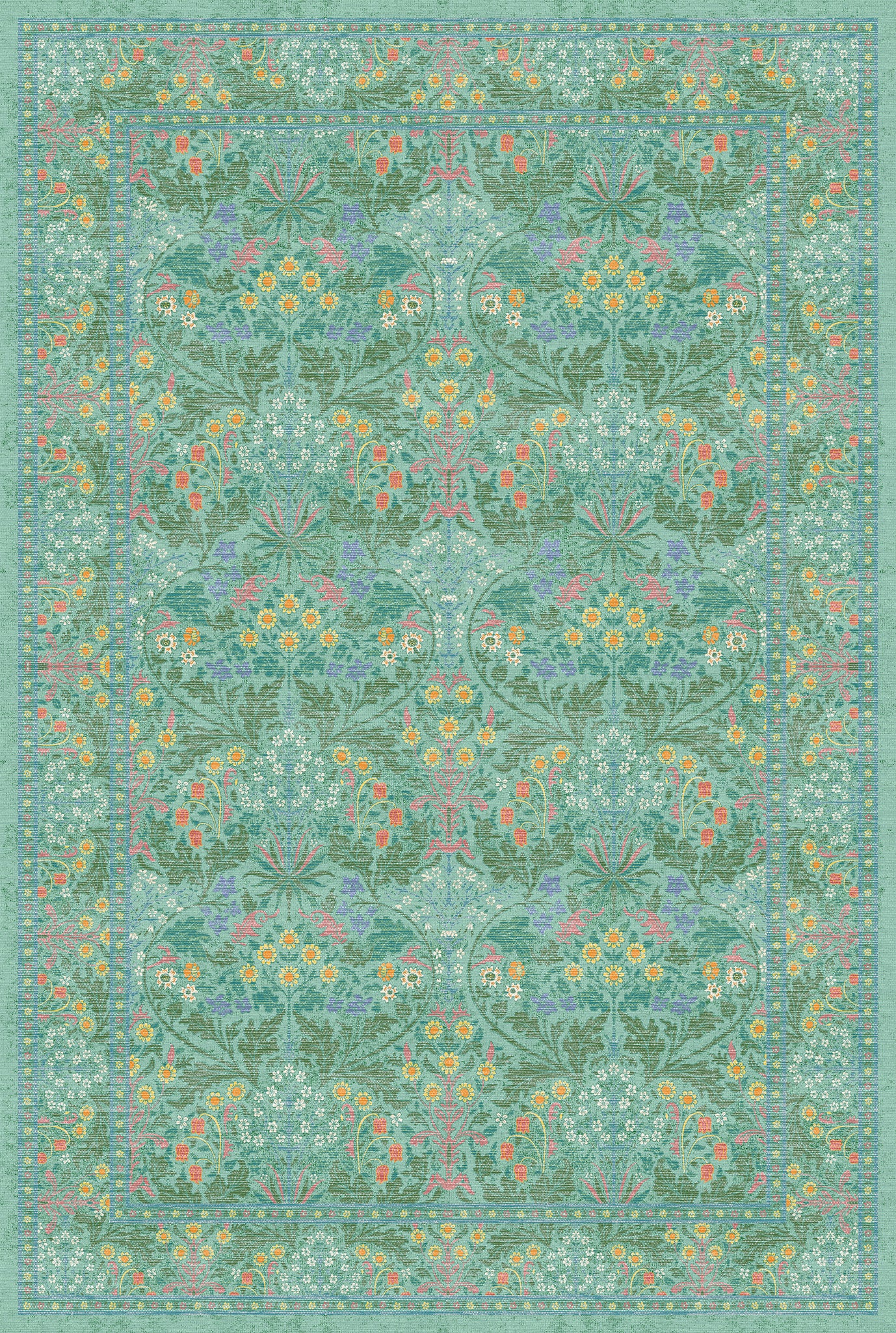 Estelle Floral Ornamental Rug