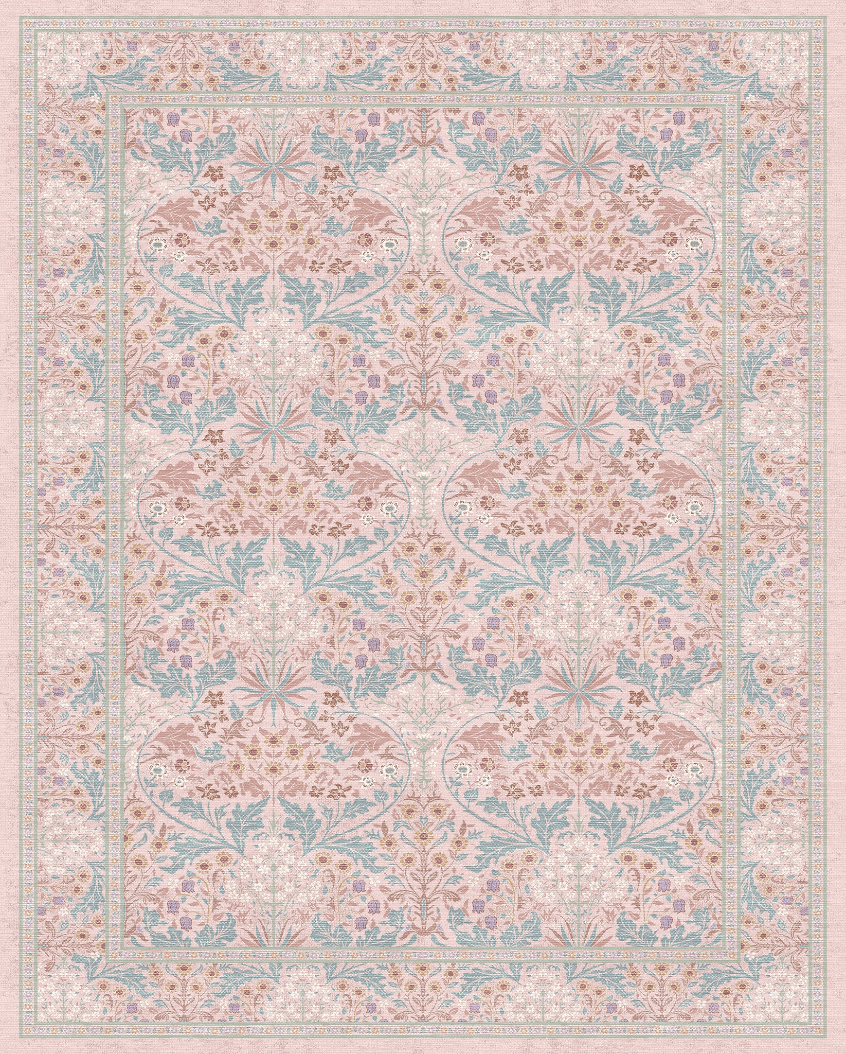 Estelle Floral Ornamental Rug