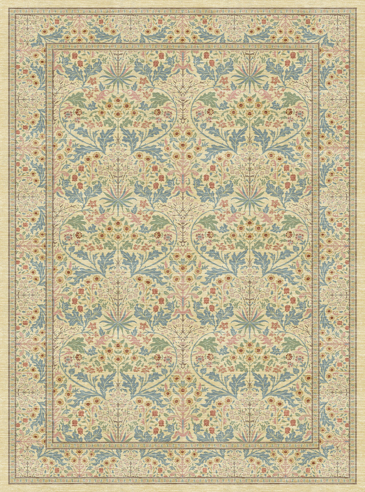 Estelle Floral διακοσμητικό χαλί