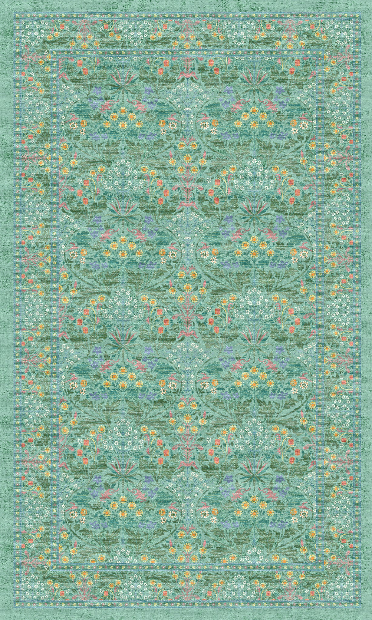 Estelle Floral Ornamental Rug