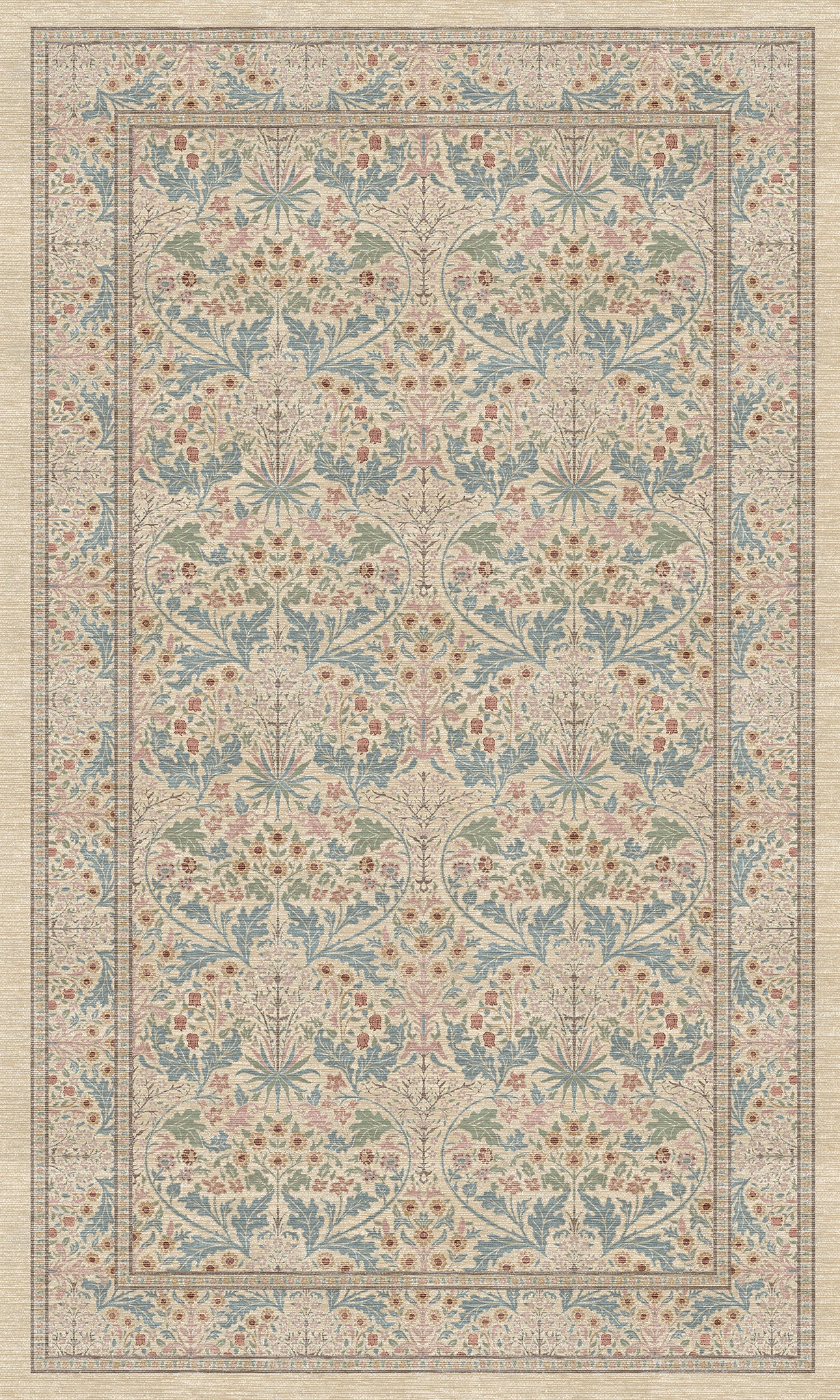 Estelle Floral Ornamental Rug