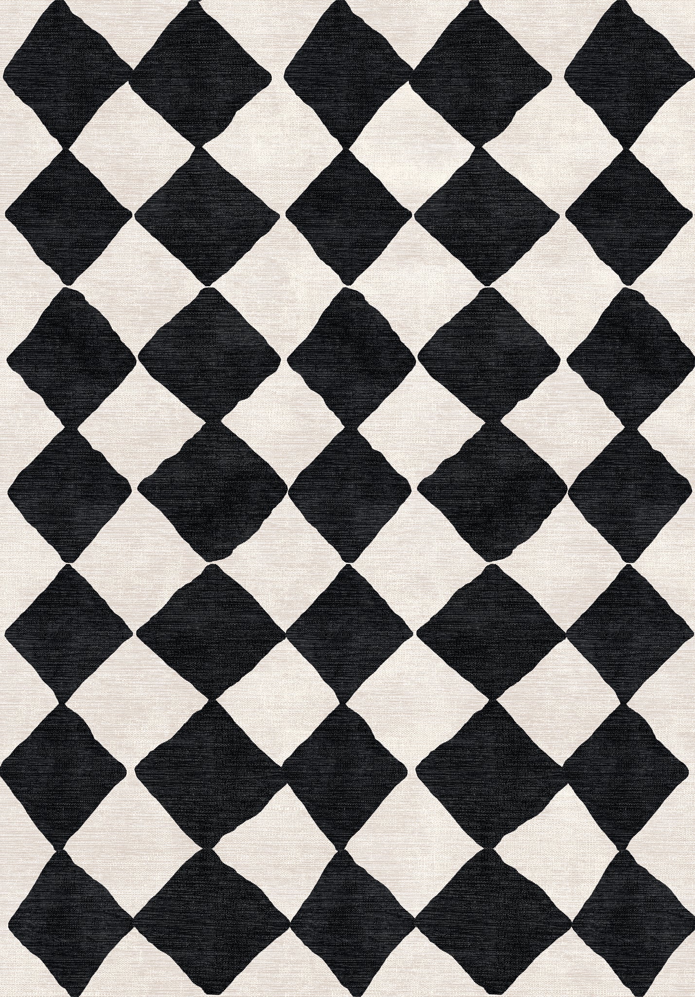 Vera Checkered Diamond Pattern Rug