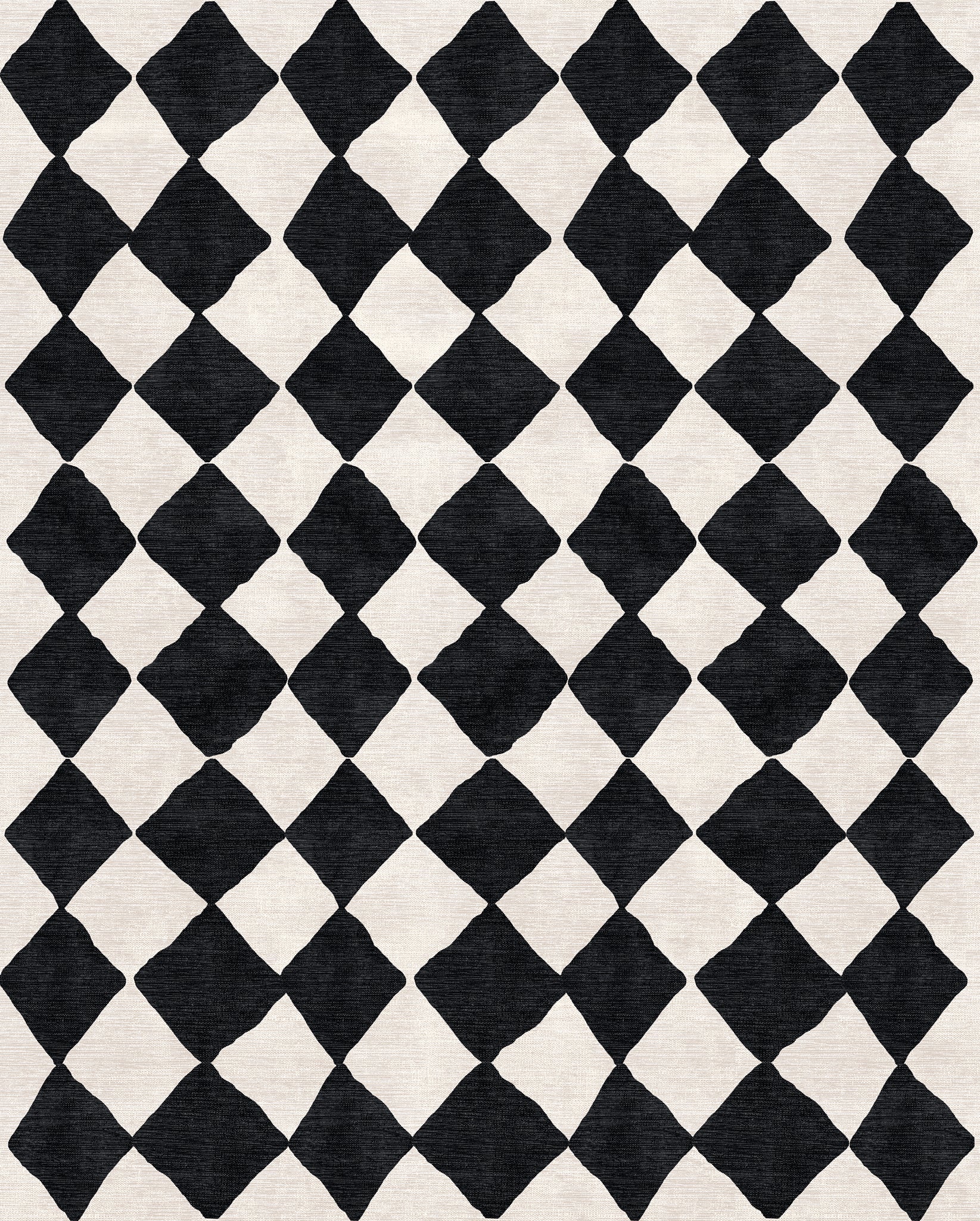 Vera Checkered Diamond Pattern Rug