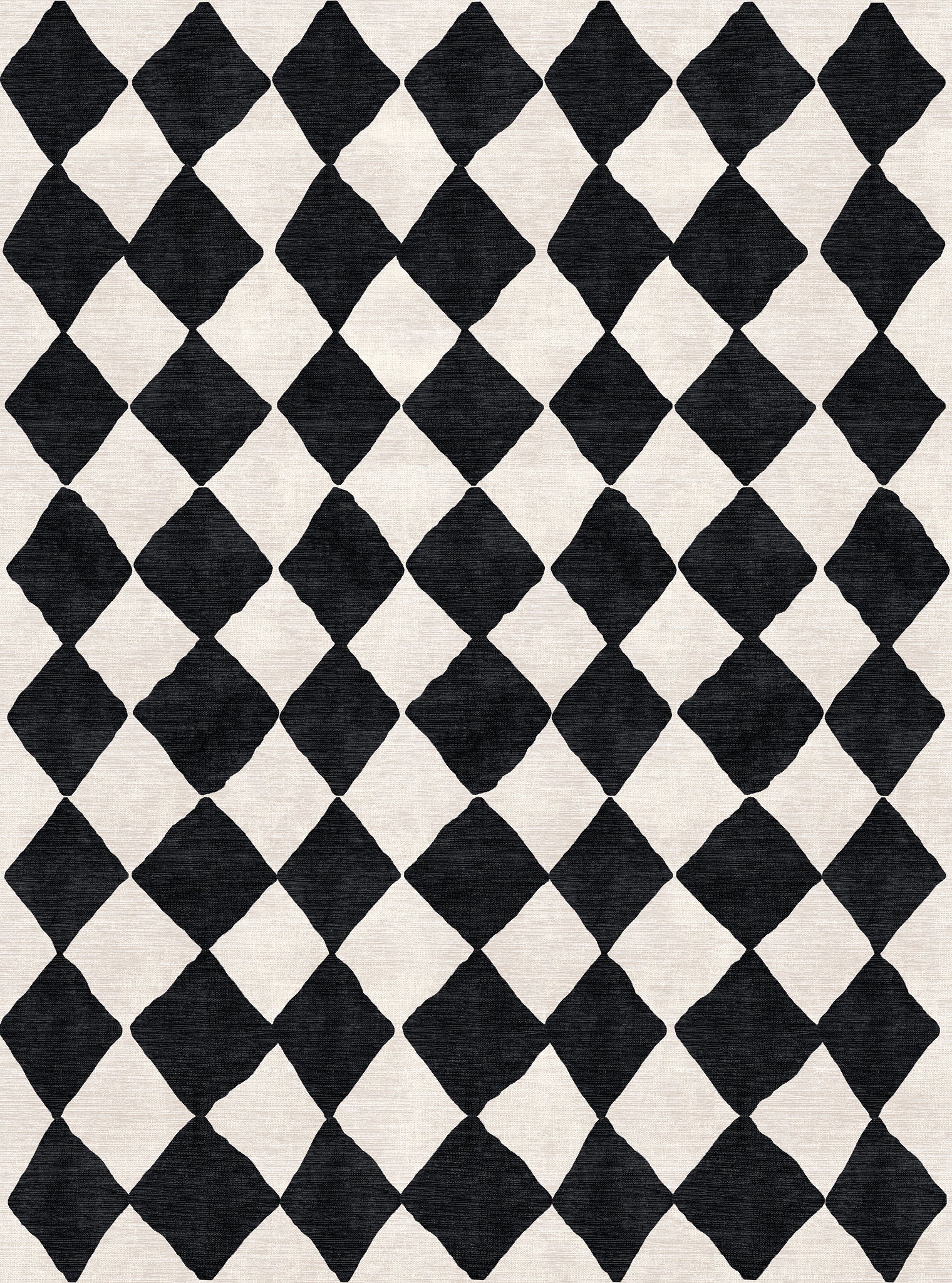 Vera Checkered Diamond Pattern Rug