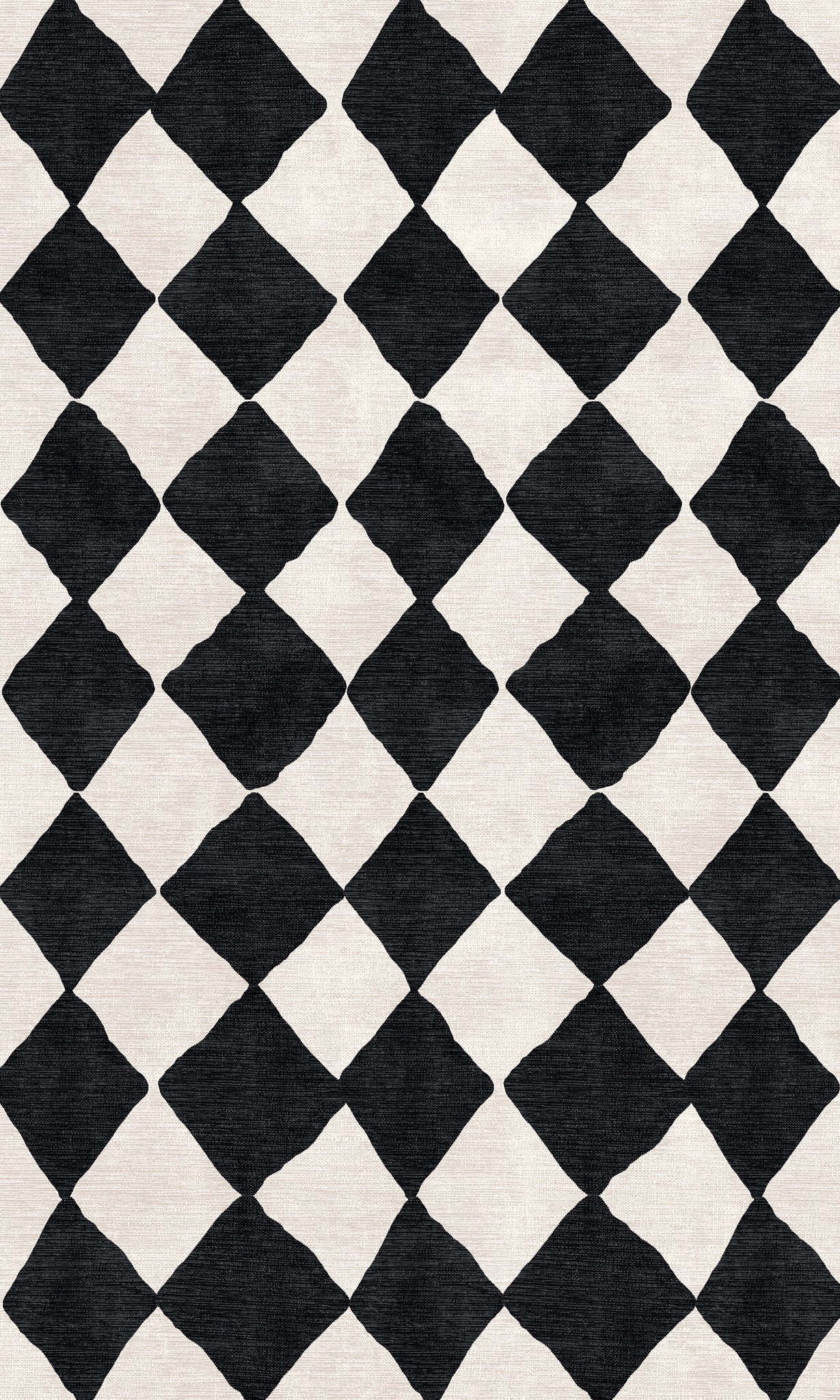 Vera Checkered Diamond Pattern Rug