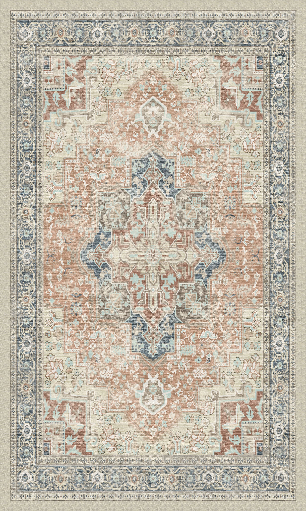 Isabella Ornamental Medallion Rug