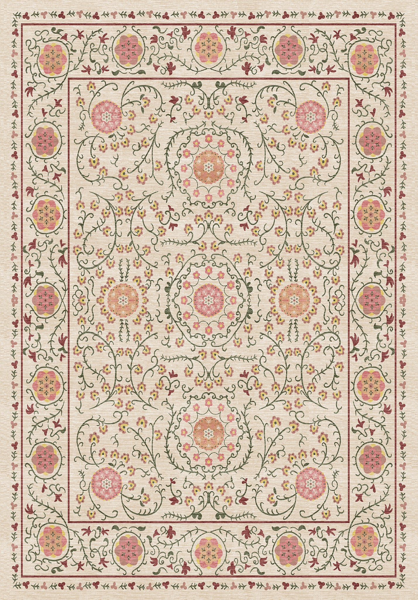 Rosalie Ornamental Medallion Rug