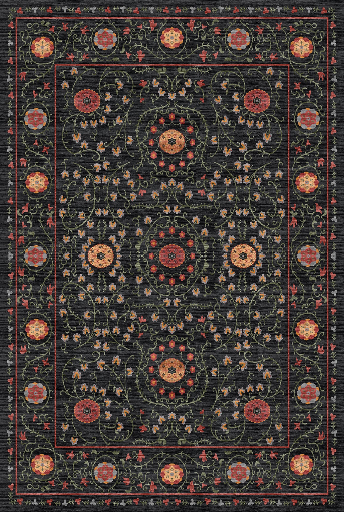 Rosalie Ornamental Medallion Rug