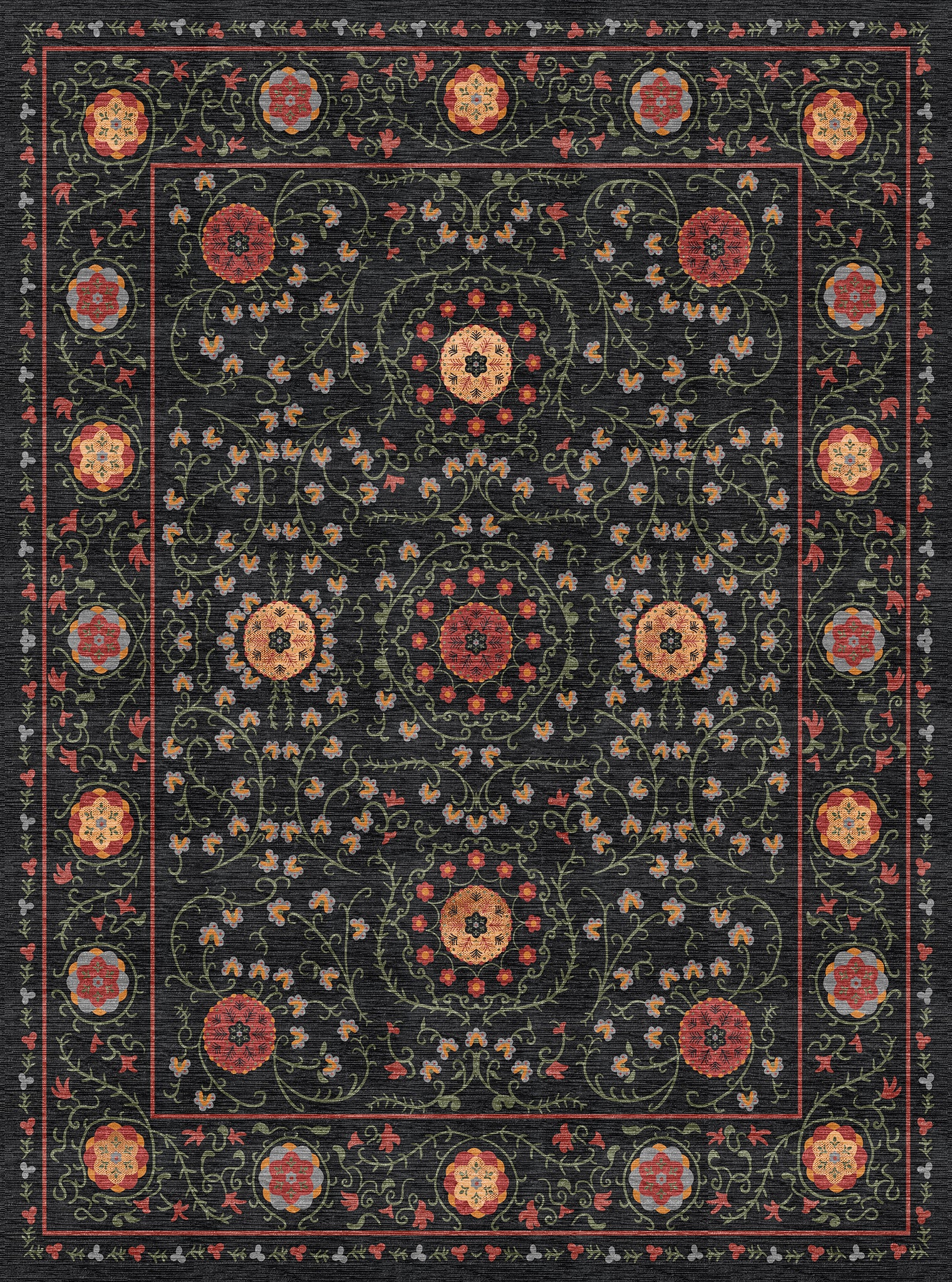 Rosalie Ornamental Medallion Rug