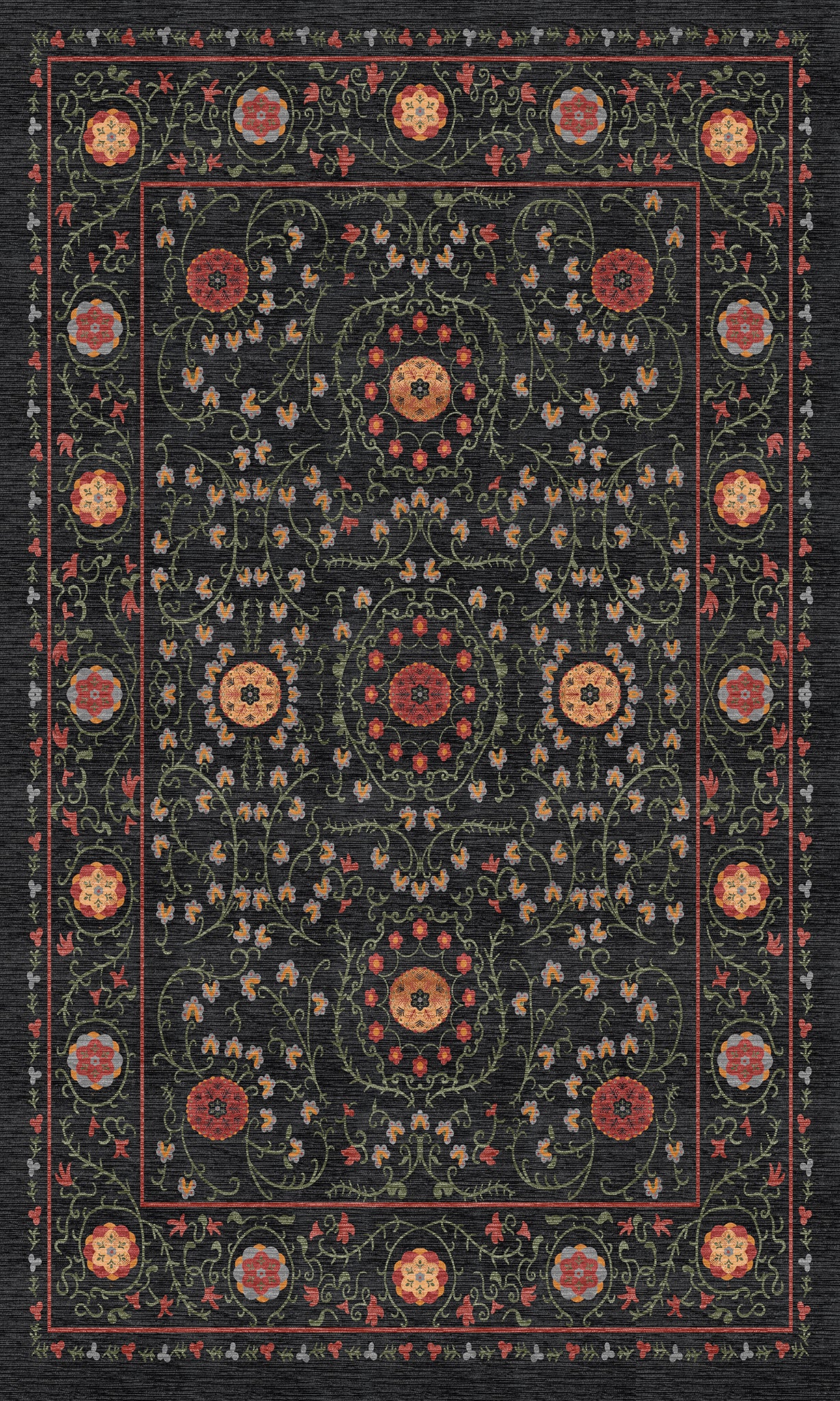 Rosalie Ornamental Medallion Rug