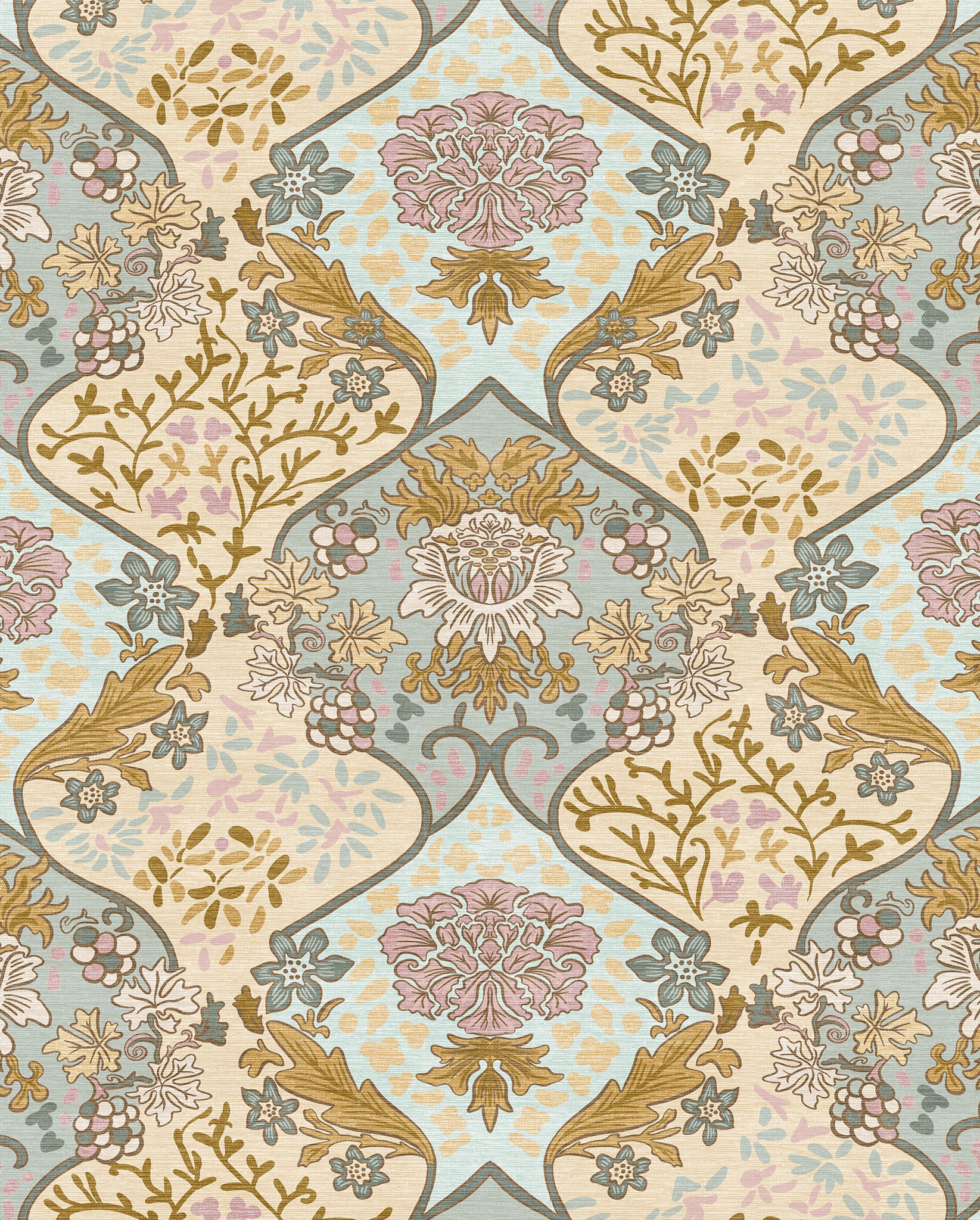 Ivy Floral Ornamental Design Rug