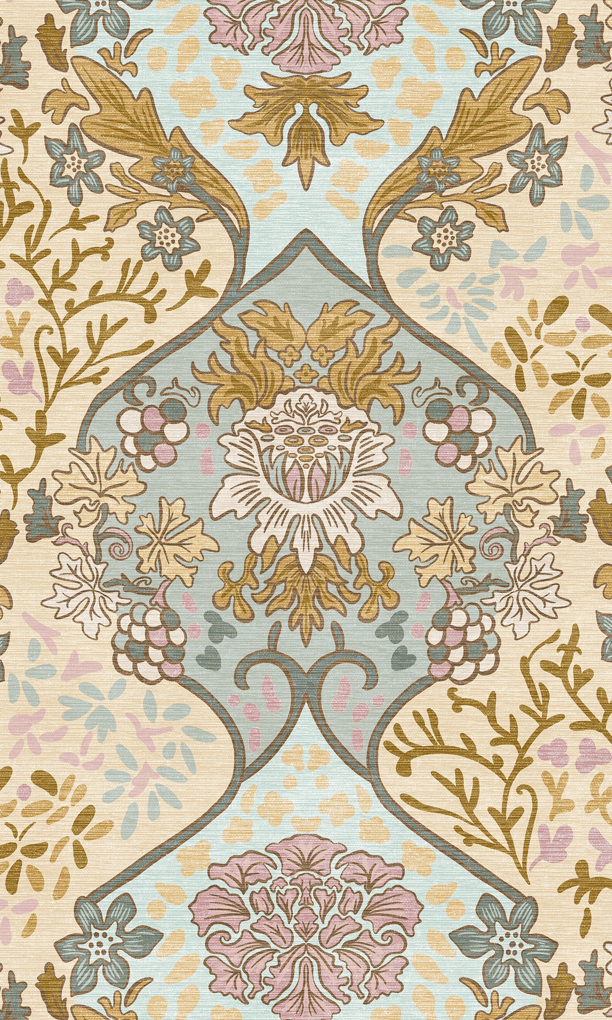 Ivy Floral Ornamental Design Rug