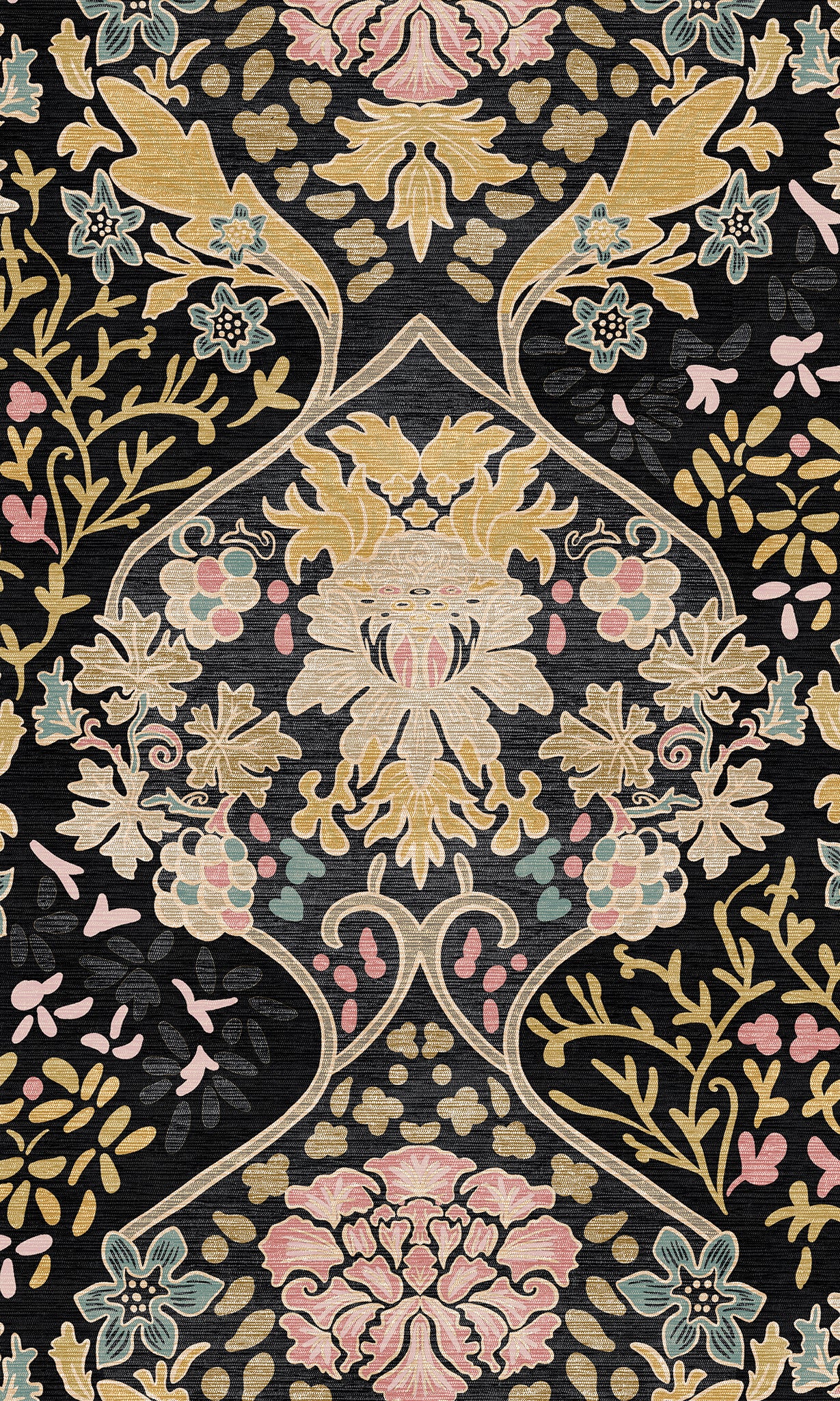 Ivy Floral Ornamental Design Rug