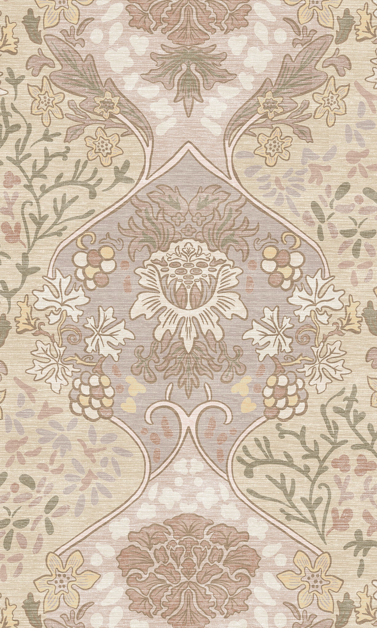 Ivy Floral Ornamental Design Rug