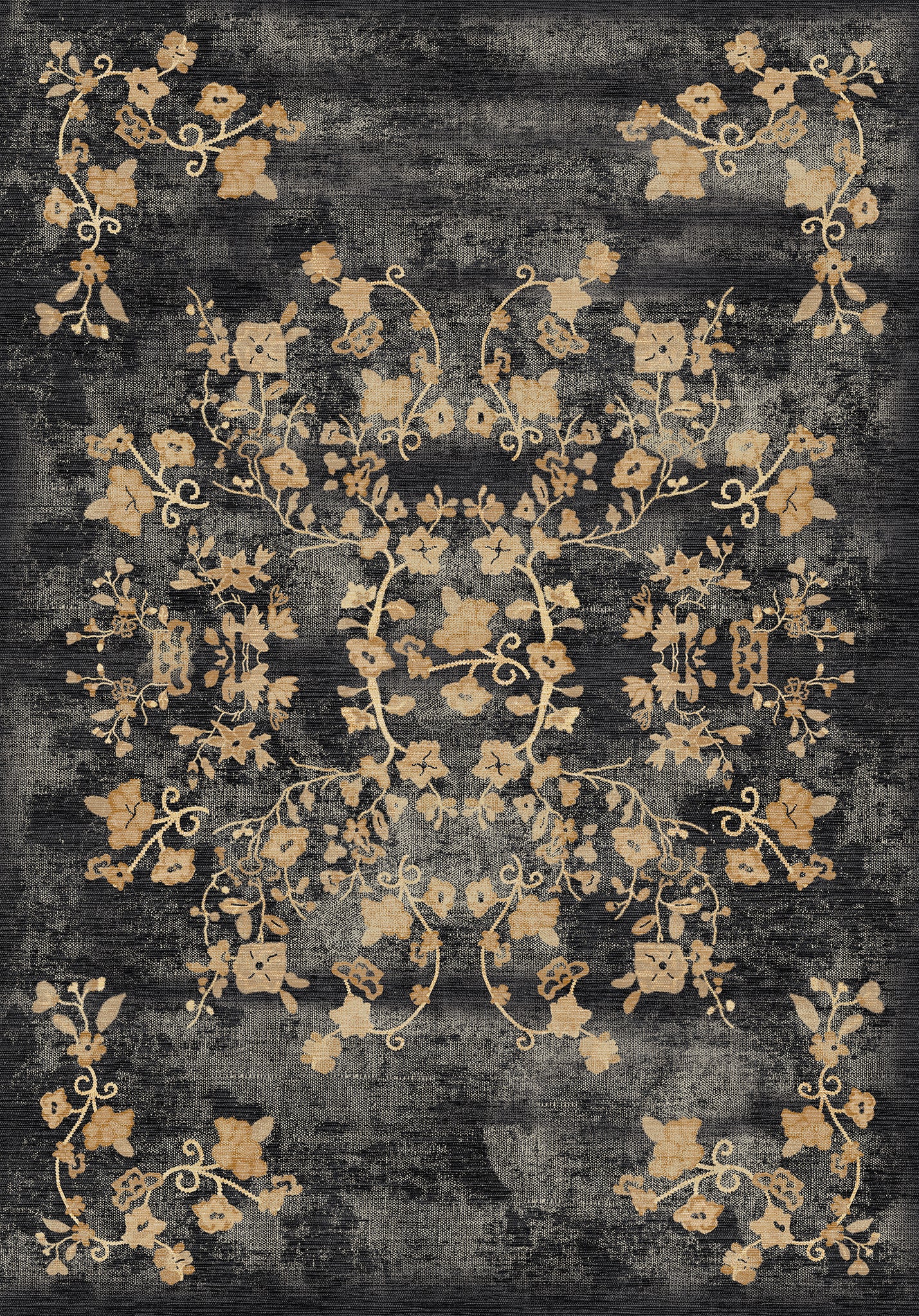 Juliette Floral Ornamental Rug