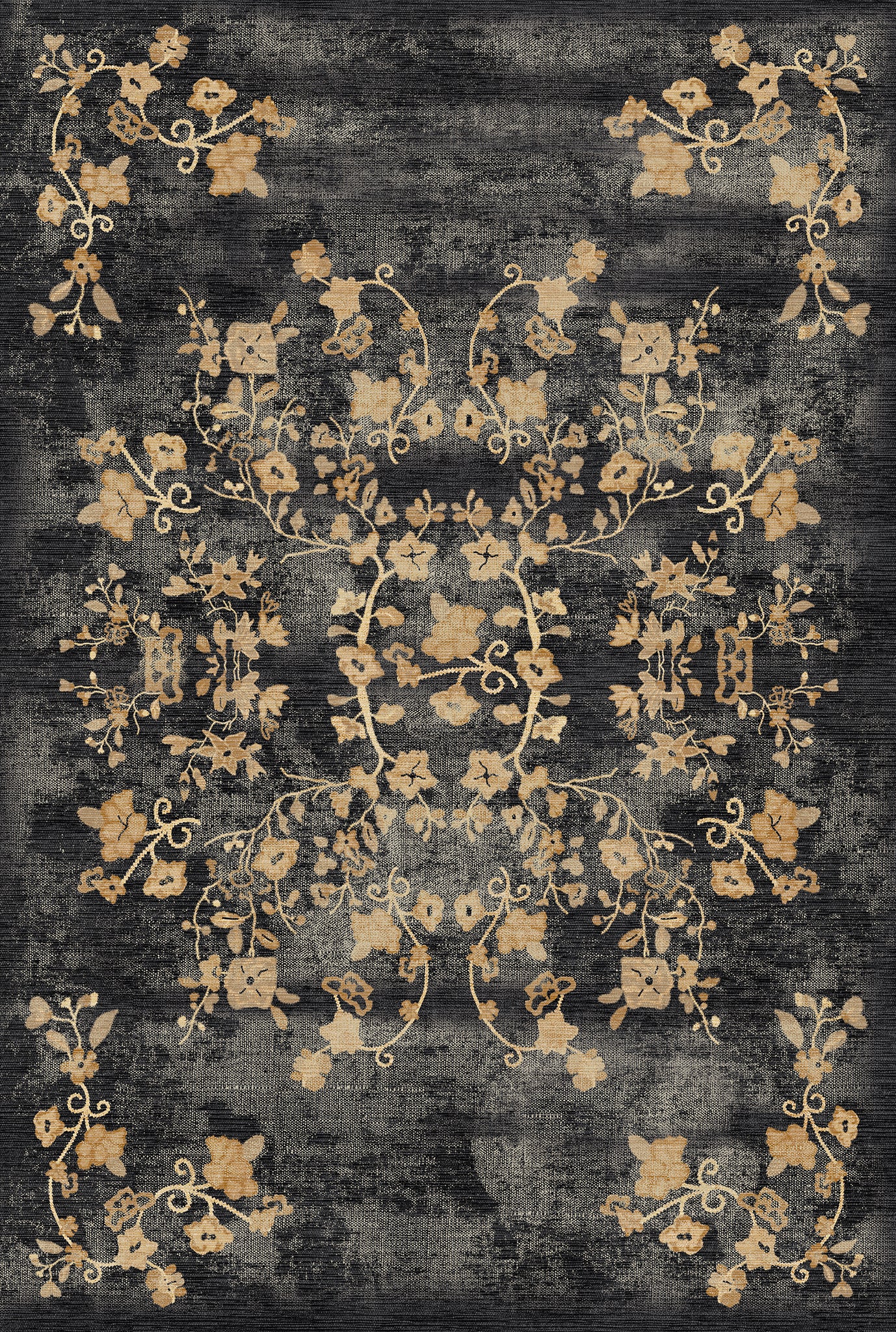 Juliette Floral Ornamental Rug