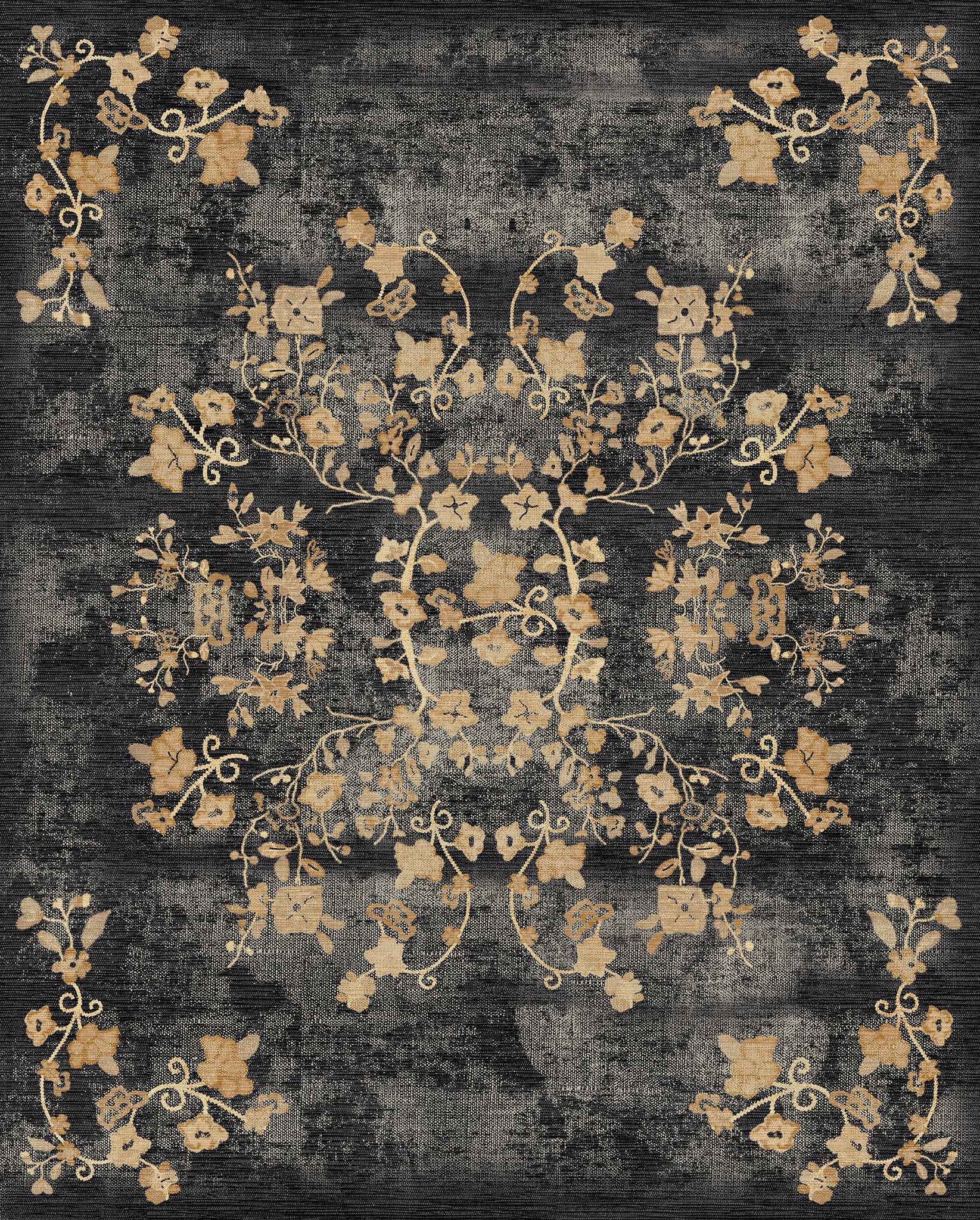 Juliette Floral Ornamental Rug