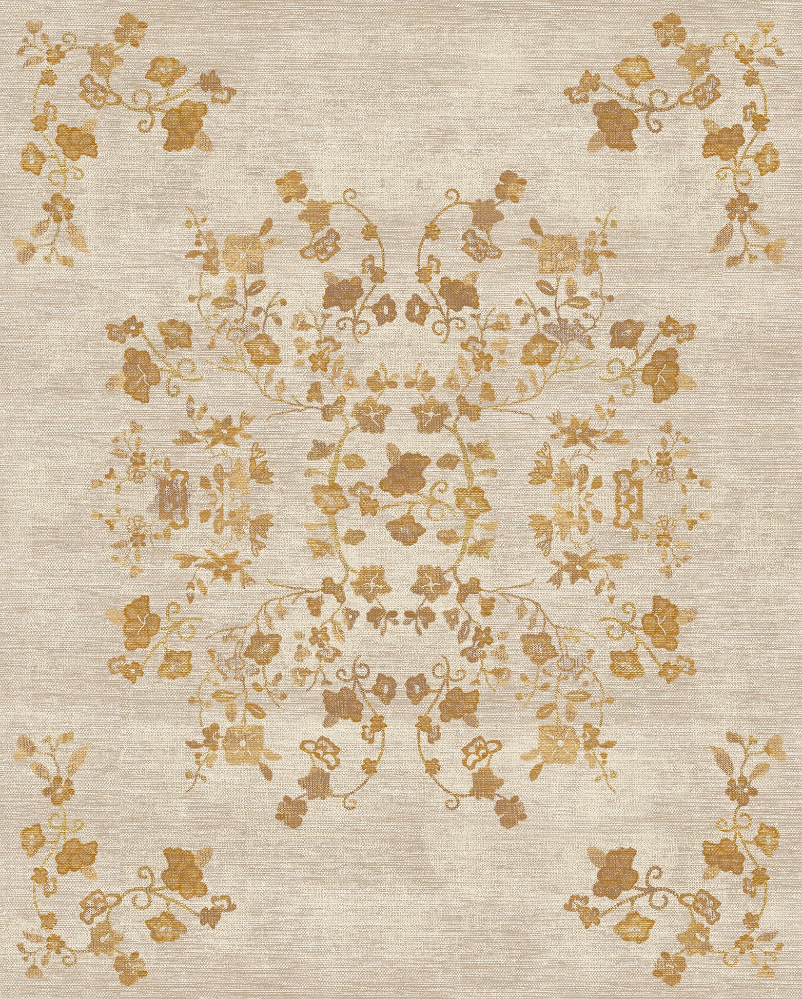 Juliette Floral Ornamental Rug