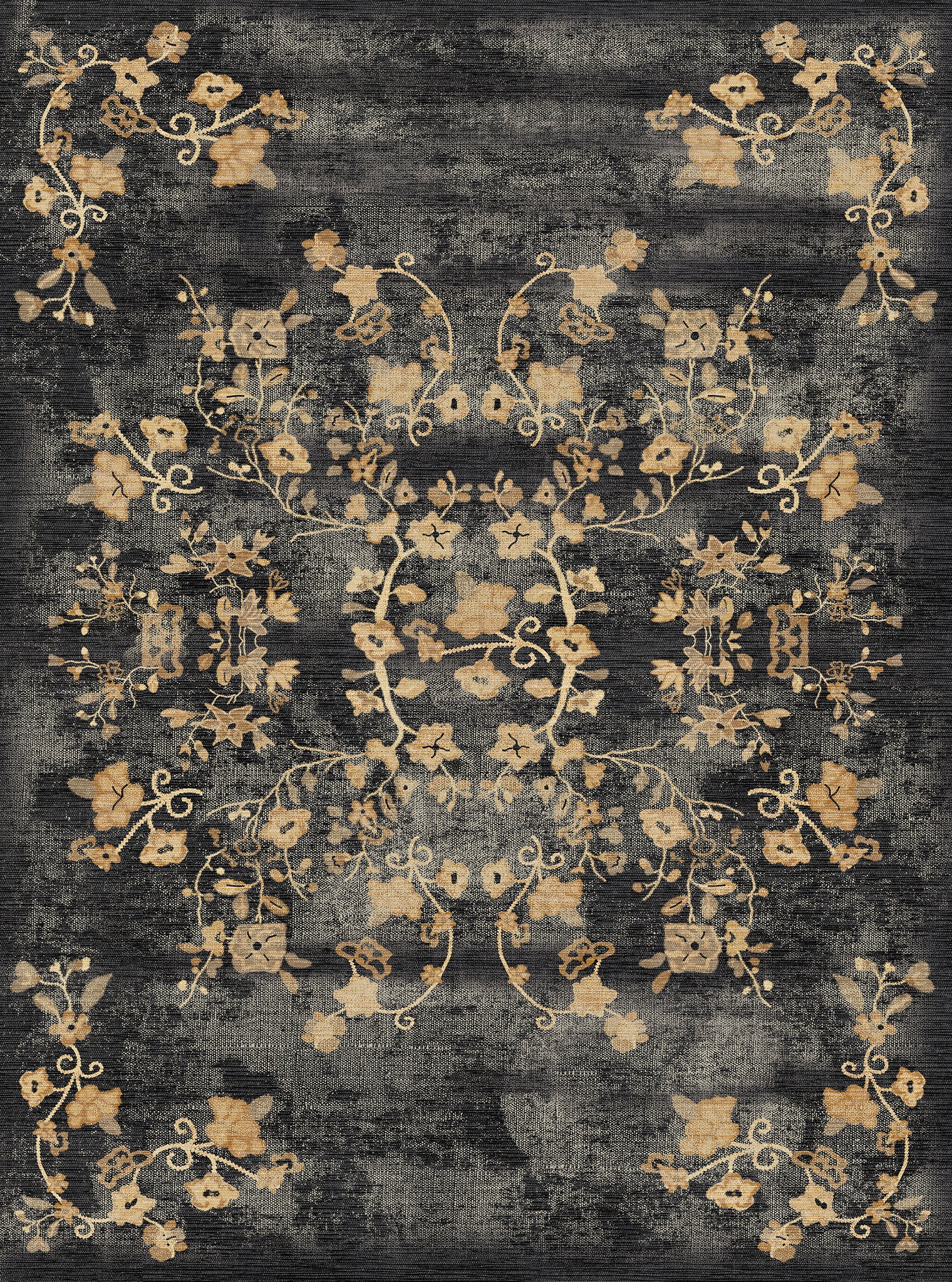 Juliette Floral Ornamental Rug