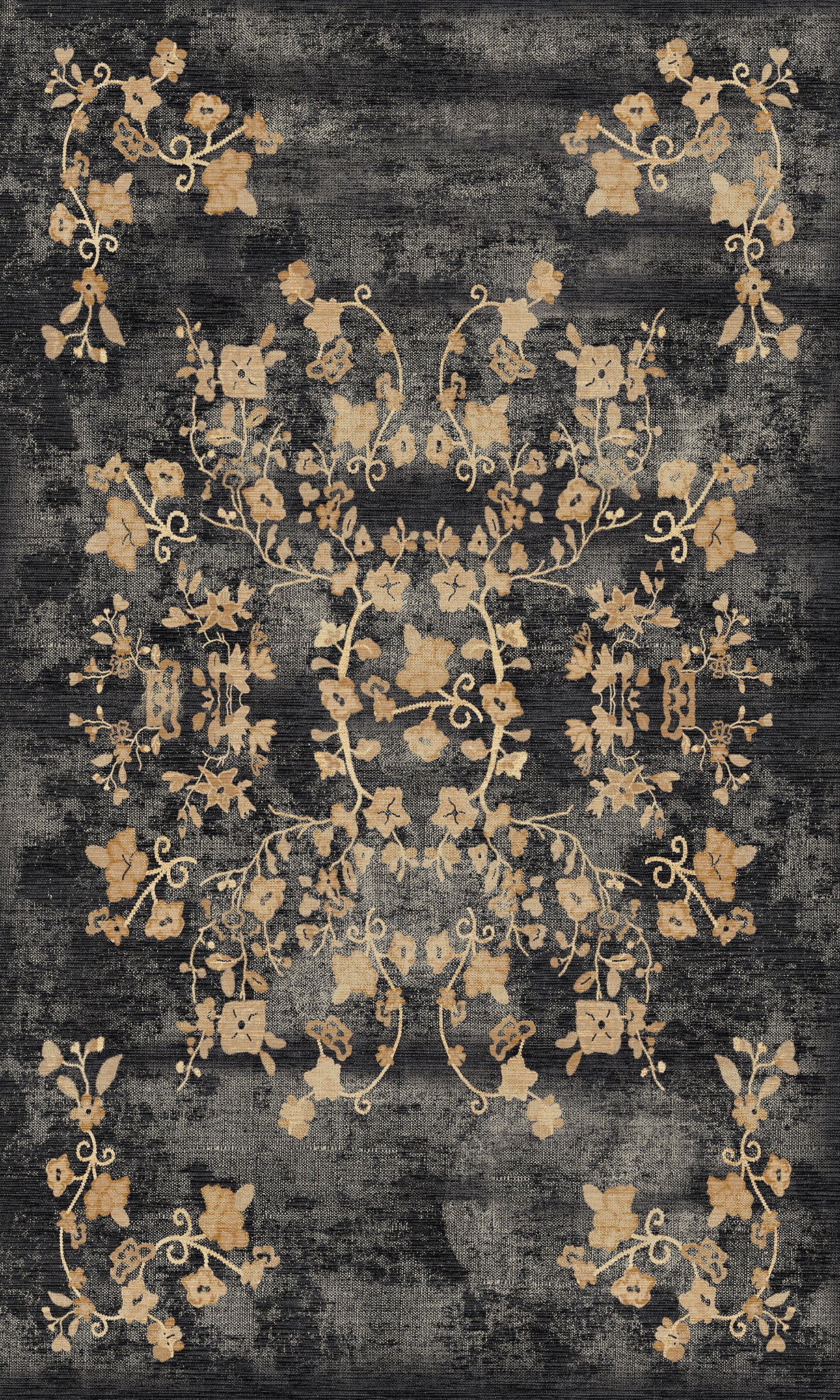 Juliette Floral Ornamental Rug