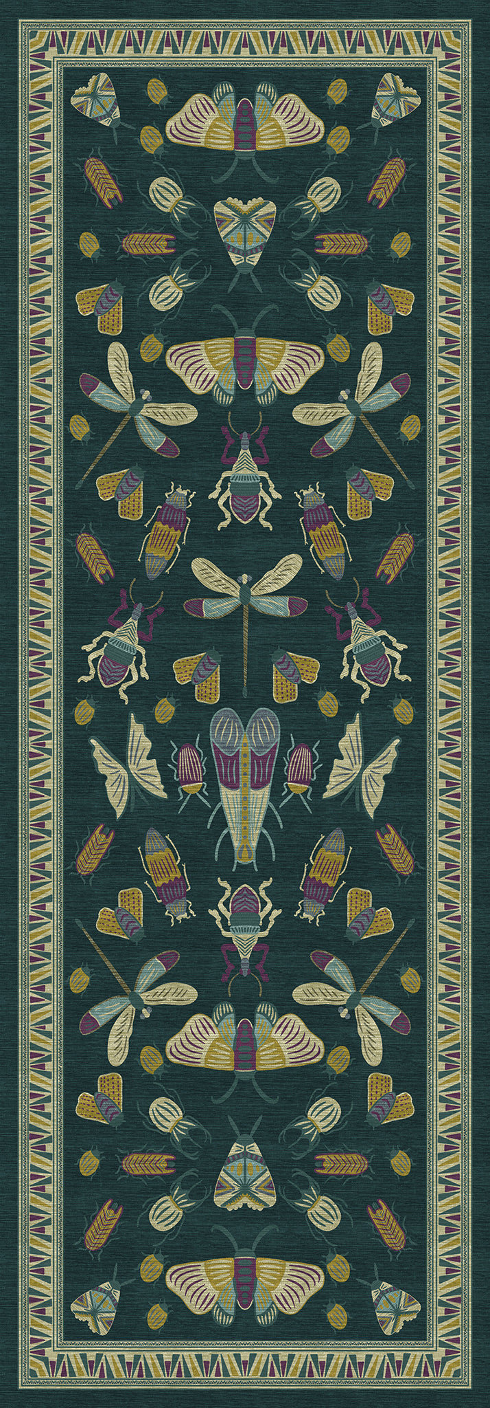Thalia Eclectic Insect Motif Rug