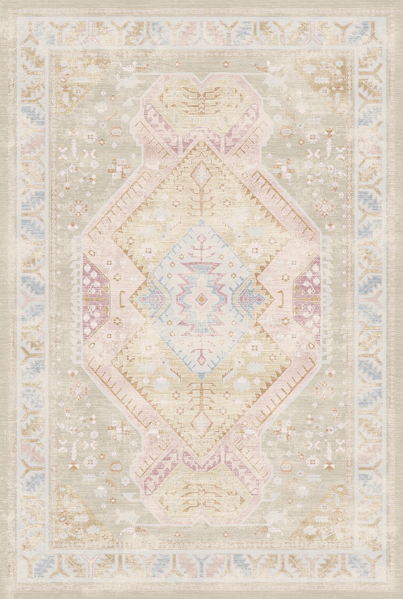 Isla Ornamental Medallion Rug