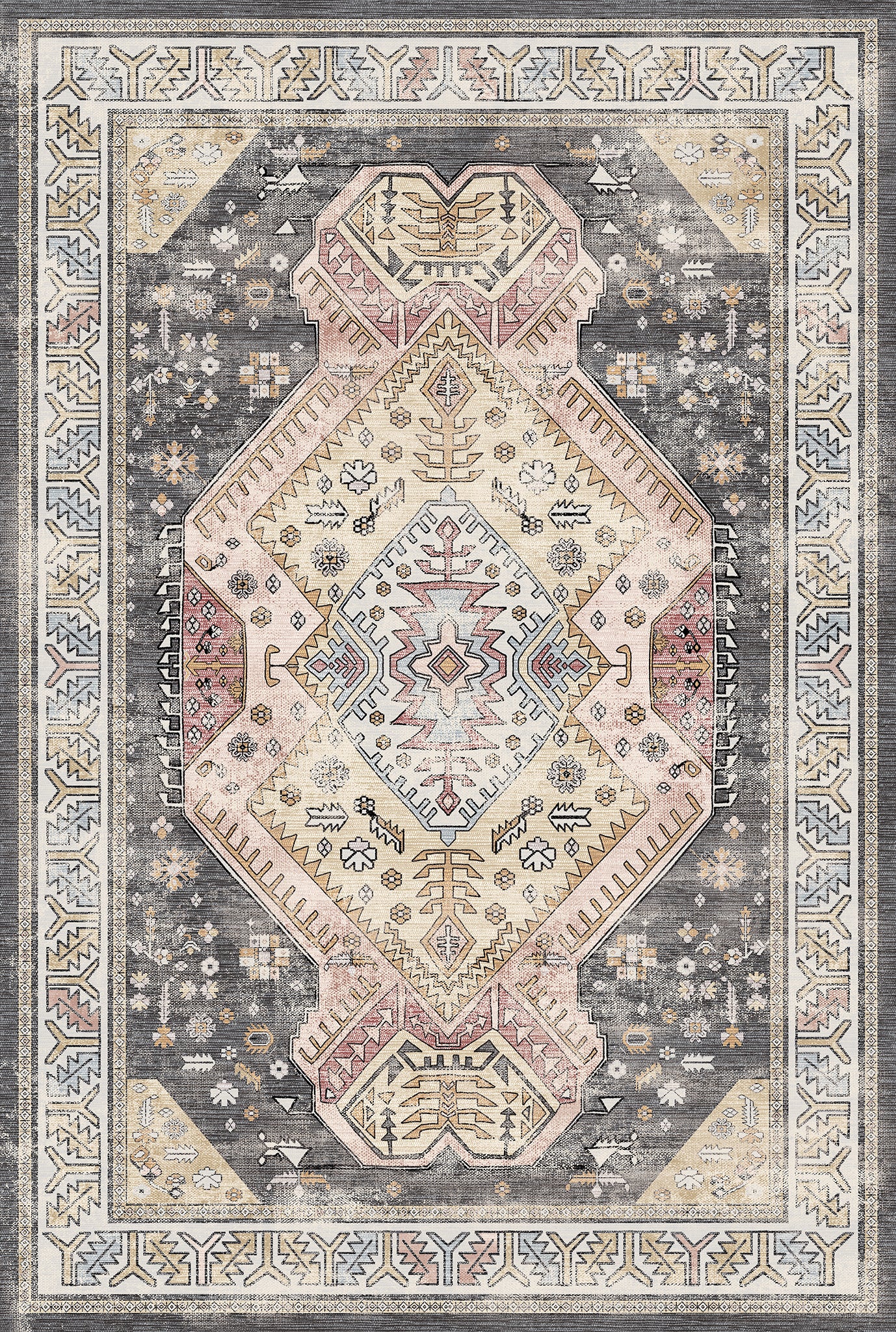 Isla Ornamental Medallion Rug