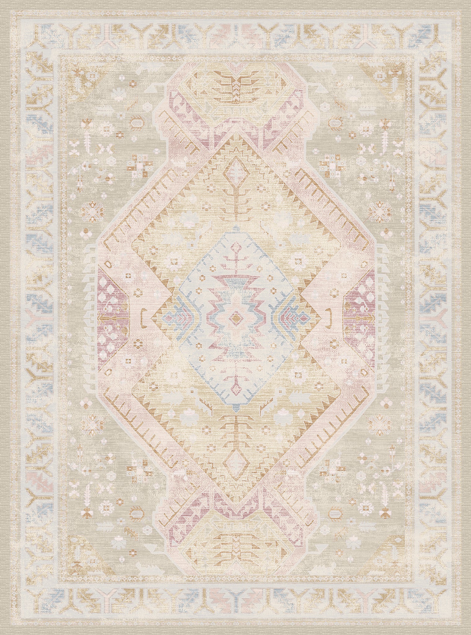 Isla Ornamental Medallion Rug