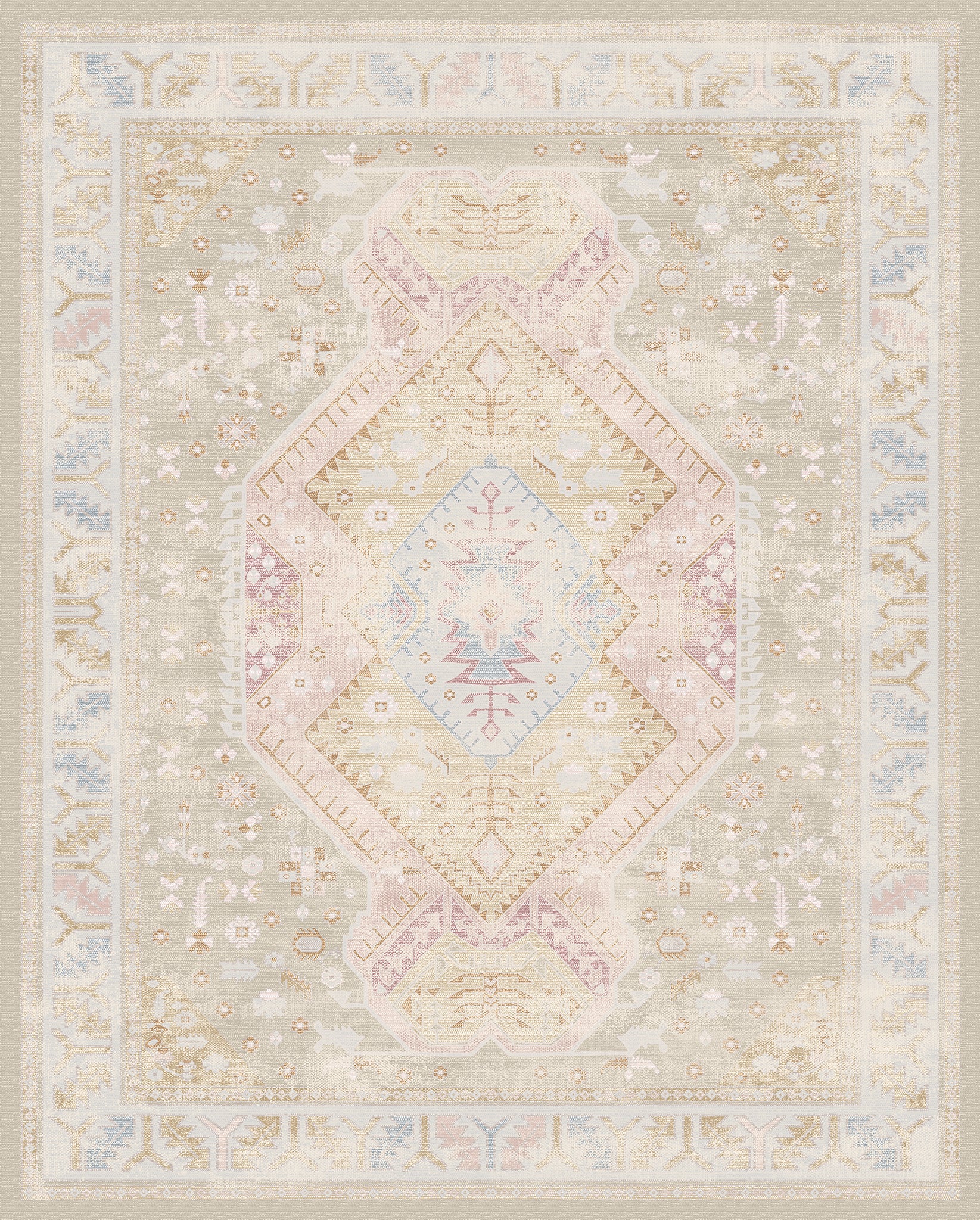 Isla Ornamental Medallion Rug