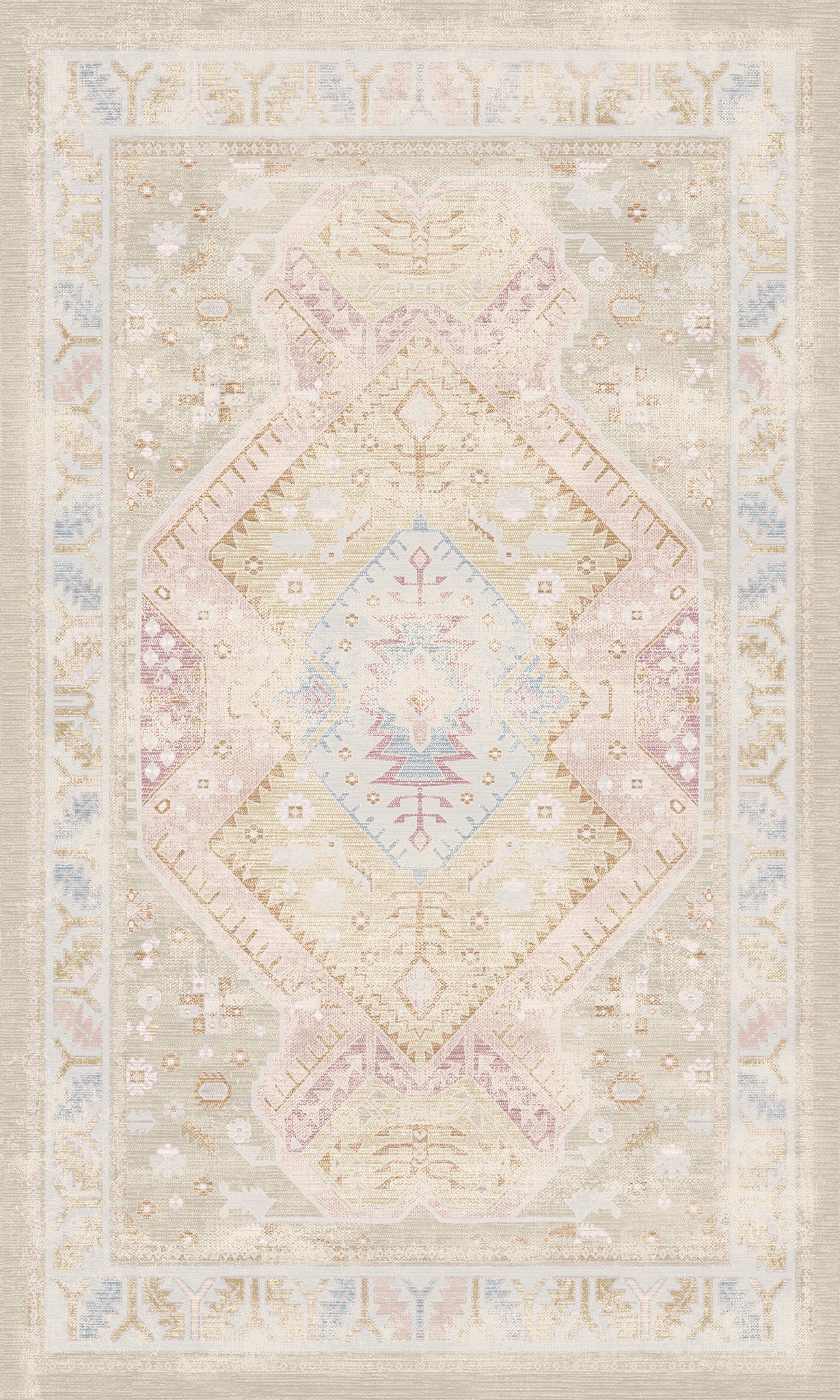 Isla Ornamental Medallion Rug